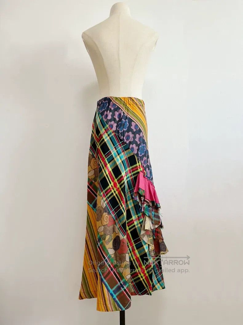 Comme des Garcons Comme des Garcons size F Contrast Color Patchwork Skirt Size 25" / US 0 / IT 36 - 7 Thumbnail