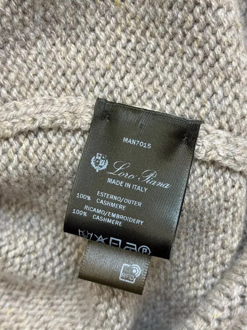 Loro Piana Loro Piana Autumn/Winter 2025 Oatmeal Cashmere Knit Jacket Size XL / US 12-14 / IT 48-50 - 5 Thumbnail