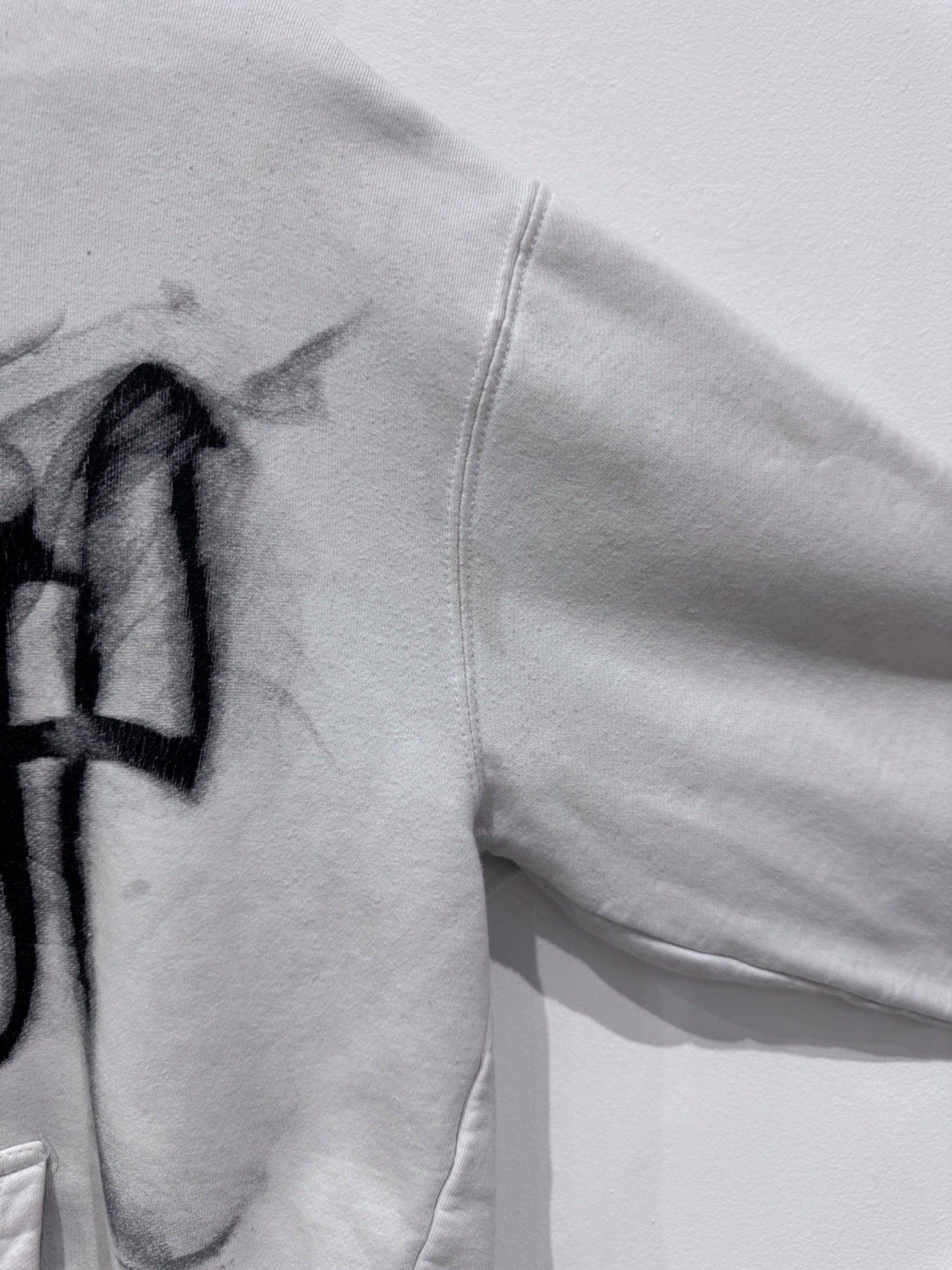 Revenge Revenge Smoke Logo Hoodie White Size US M / EU 48-50 / 2 - 4 Thumbnail
