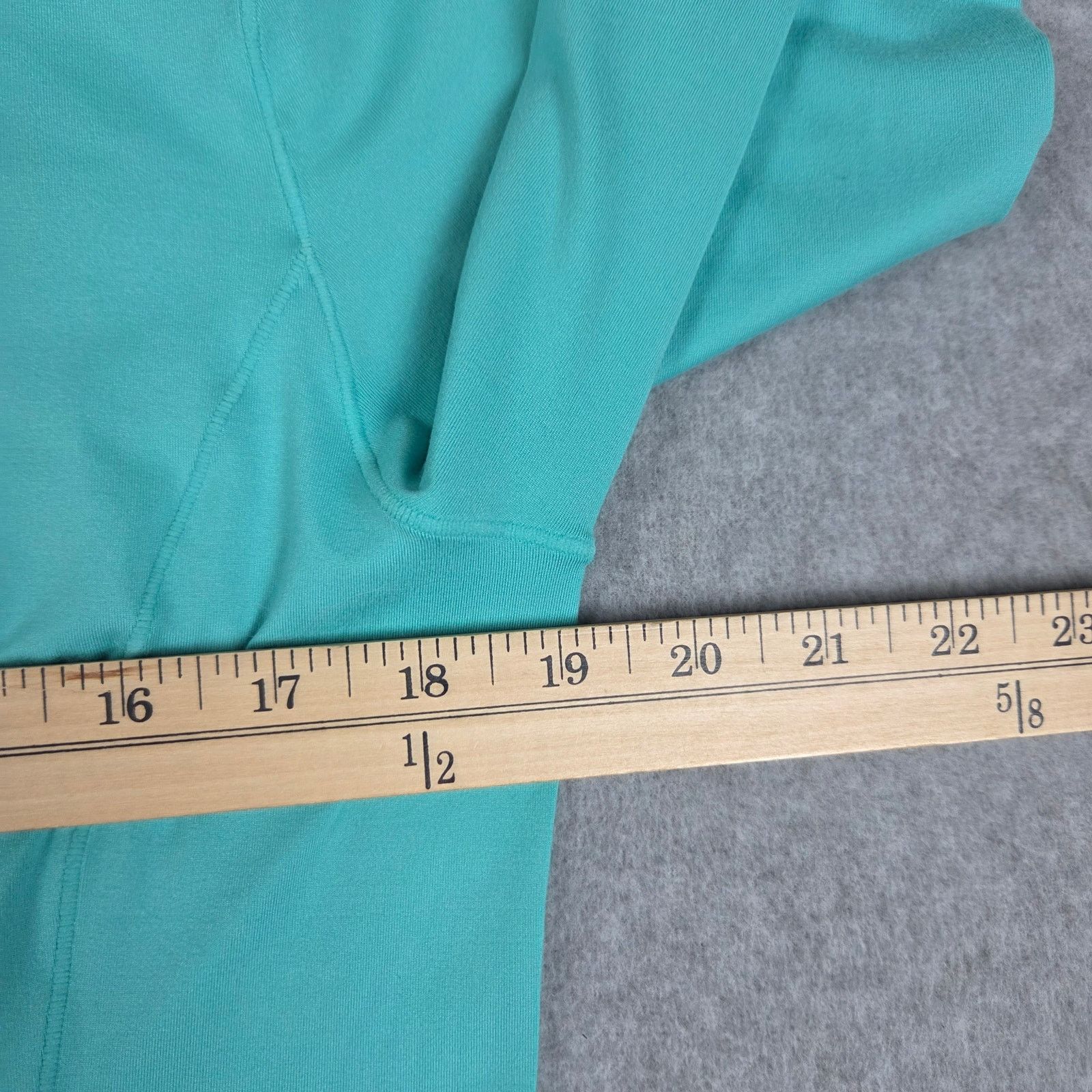 Fabletics Fabletics XL Teal Hoodie Thumbholes, Back and Wrist Pockets Size XL / US 12-14 / IT 48-50 - 14 Thumbnail