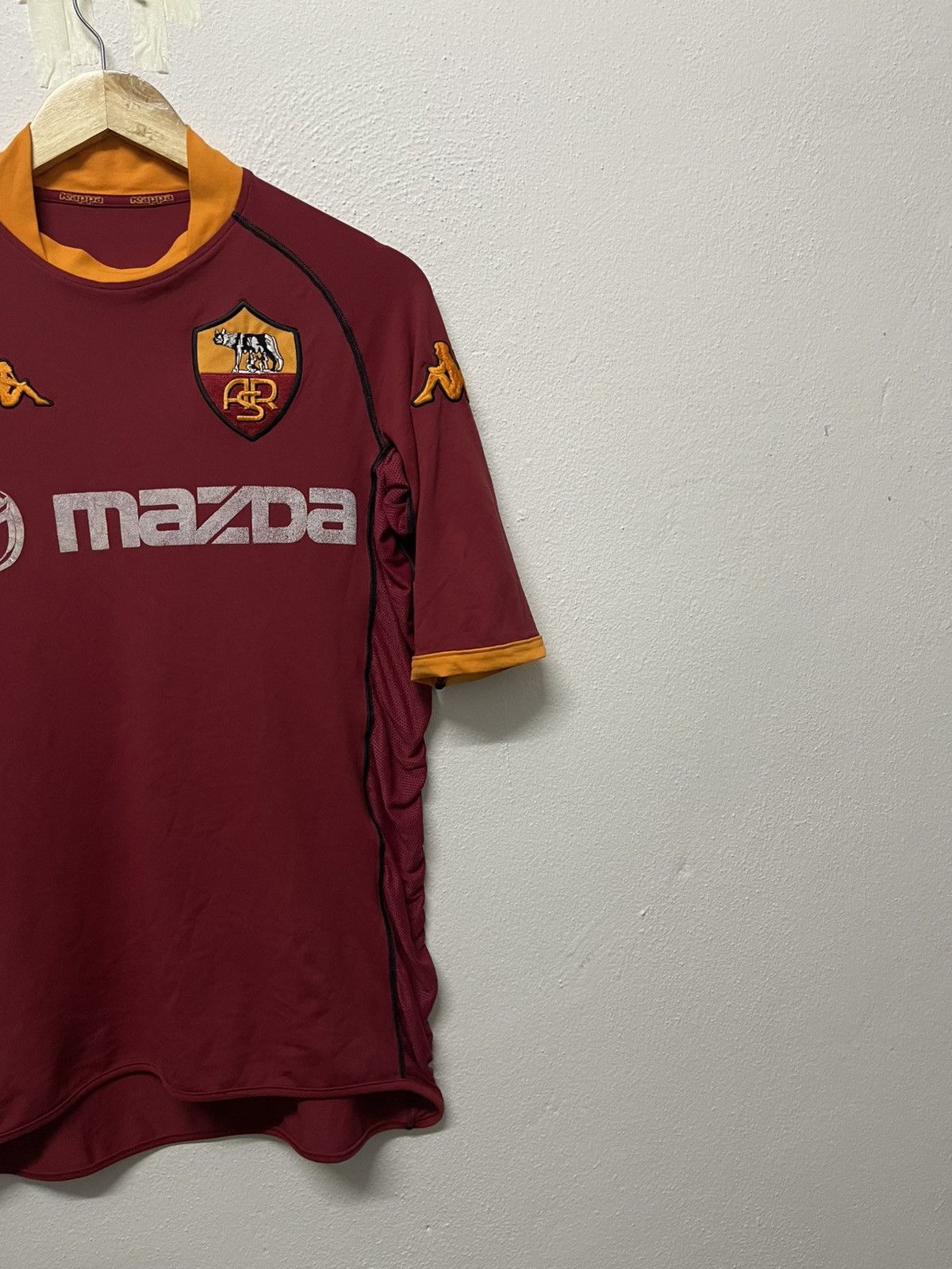 Other VINTAGE 02-03 AS ROMA HOME JERSEY SLIMFIT STYLE Size US L / EU 52-54 / 3 - 3 Thumbnail