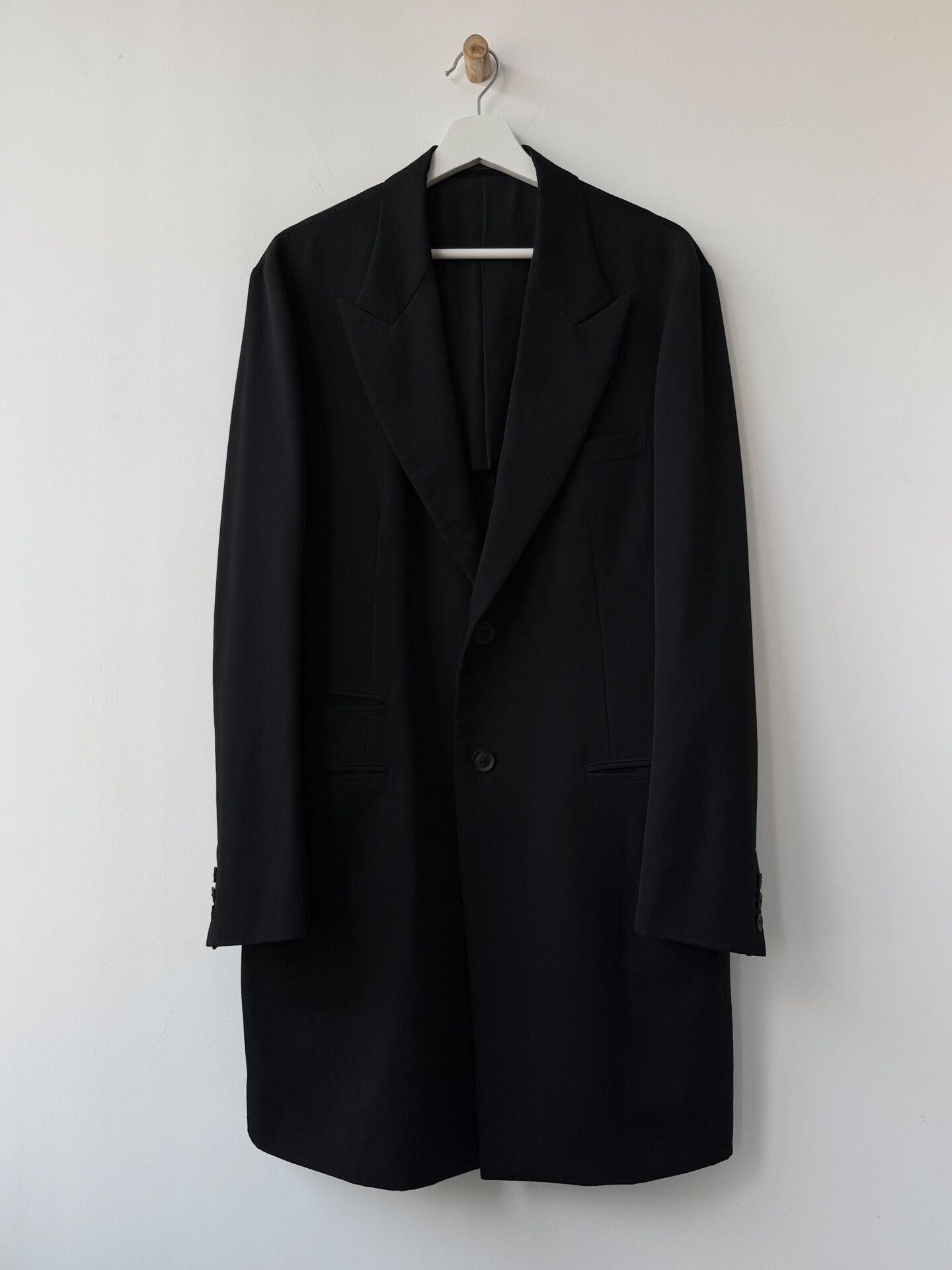 Yohji Yamamoto Yohji Yamamoto Pour Homme Black Suit Jacket Size US M / EU 48-50 / 2 - 1 Thumbnail