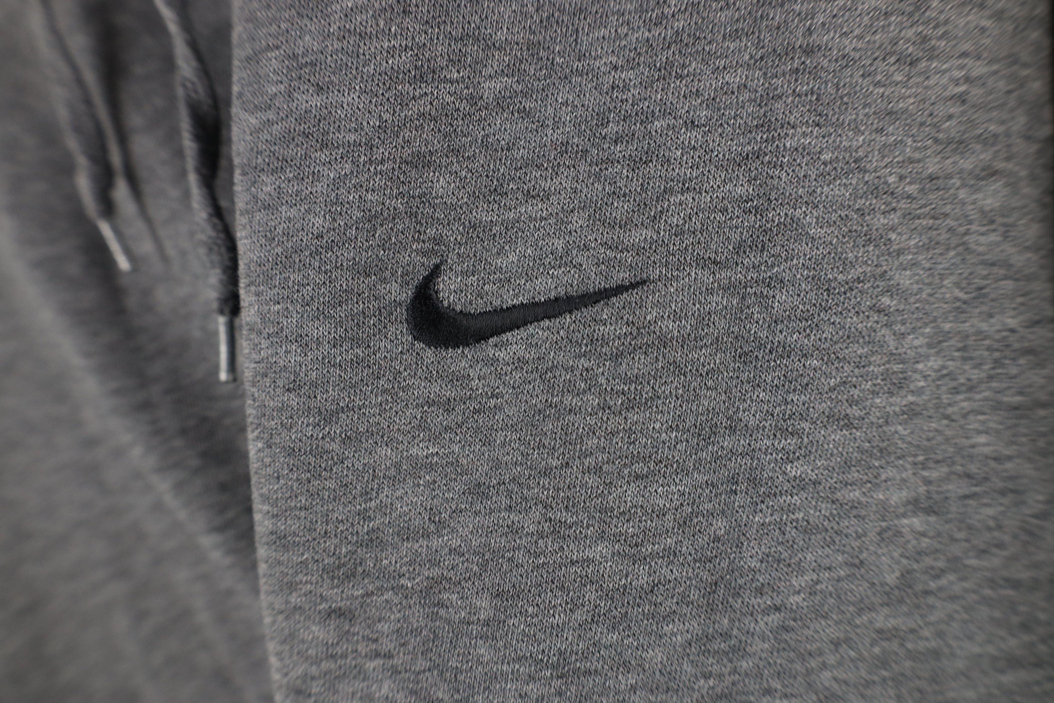 Nike × Vintage Vintage 90s Y2K Nike Scott Mini Swoosh Hoodie Sweatshirt Size US XL / EU 56 / 4 - 4 Thumbnail