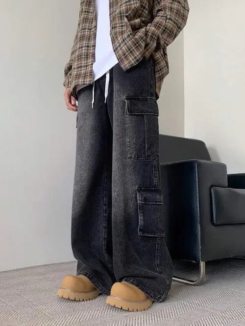 Jean Miyuki x Saori Cargo Baggy Denim 90sl Pants Oversized Size US 32 / EU 48 - 5 Thumbnail