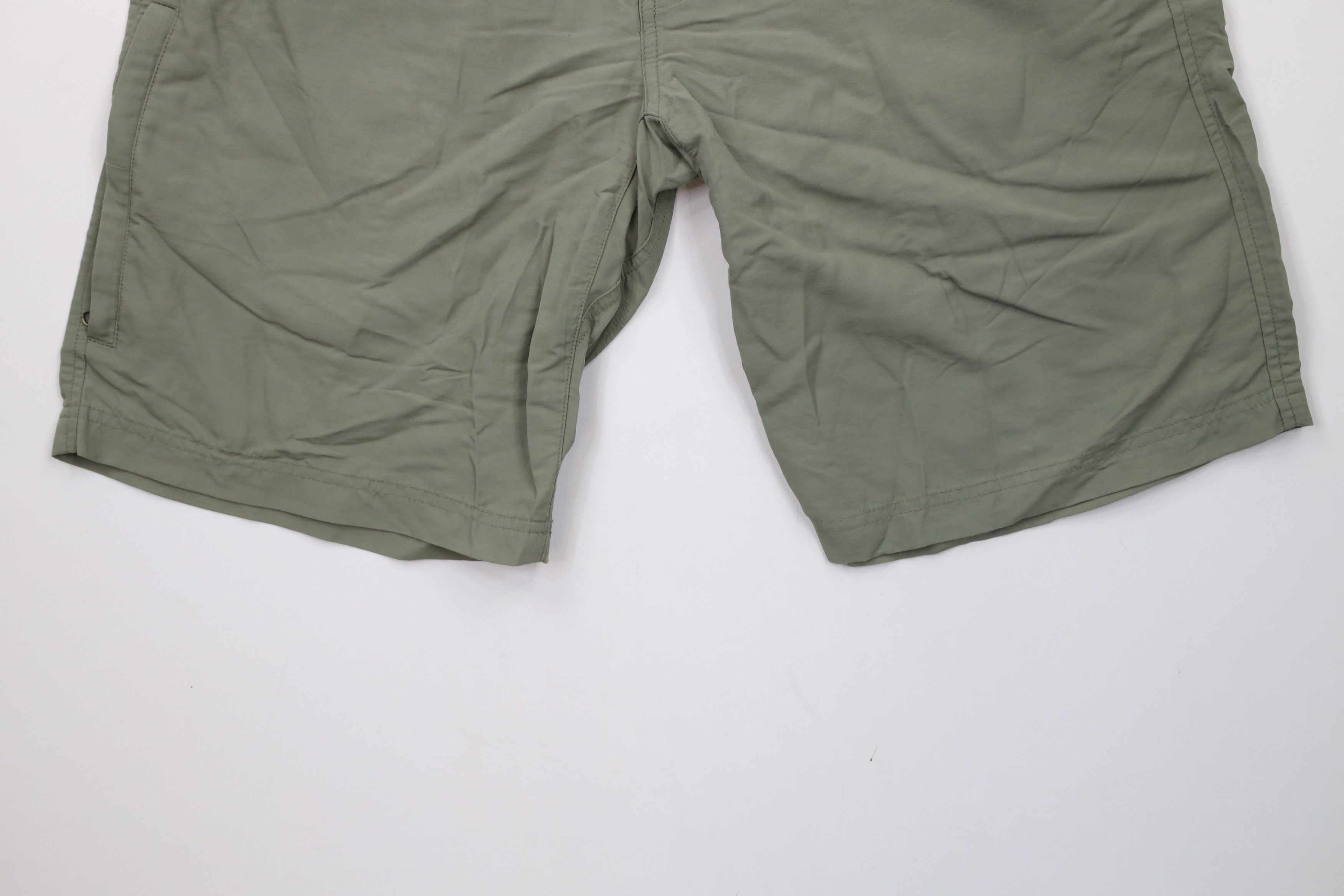 Rei × Vintage Vintage REI Faded Outdoor Hiking Trail Shorts Moss Green Size US 34 / EU 50 - 4 Thumbnail