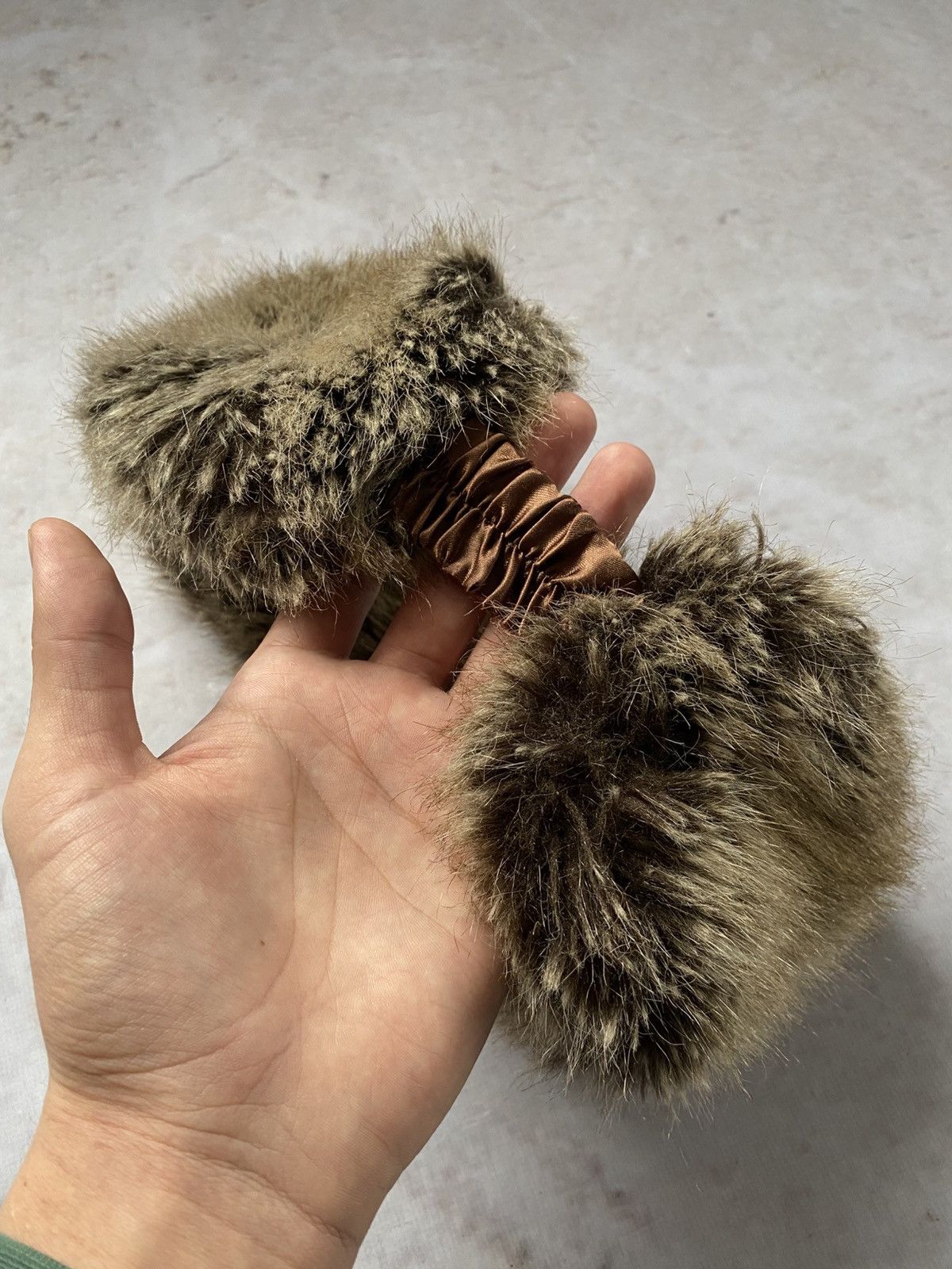 Barbour × If Six Was Nine Vintage Barbour Faux Fur Scarf Size ONE SIZE - 3 Thumbnail