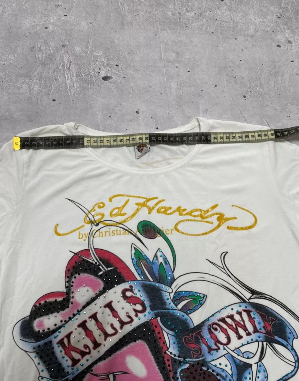 Ed Hardy × Vintage ed hardy vintage t shirt Yk2 printed woman's Size XL / US 12-14 / IT 48-50 - 2 Thumbnail