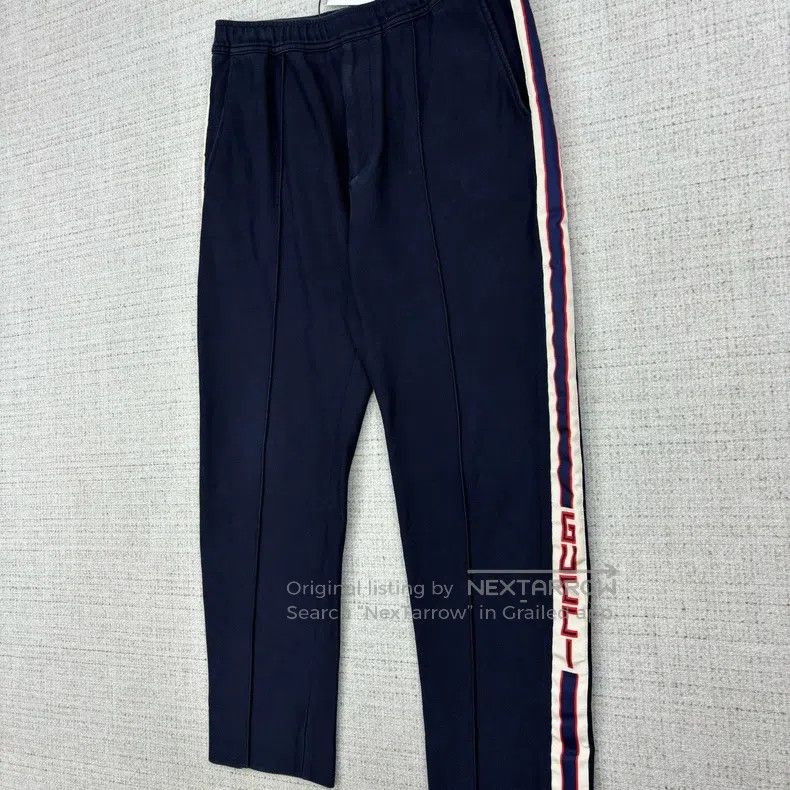 Gucci Gucci Striped logo trim straight casual pants Size US 30 / EU 46 - 3 Thumbnail