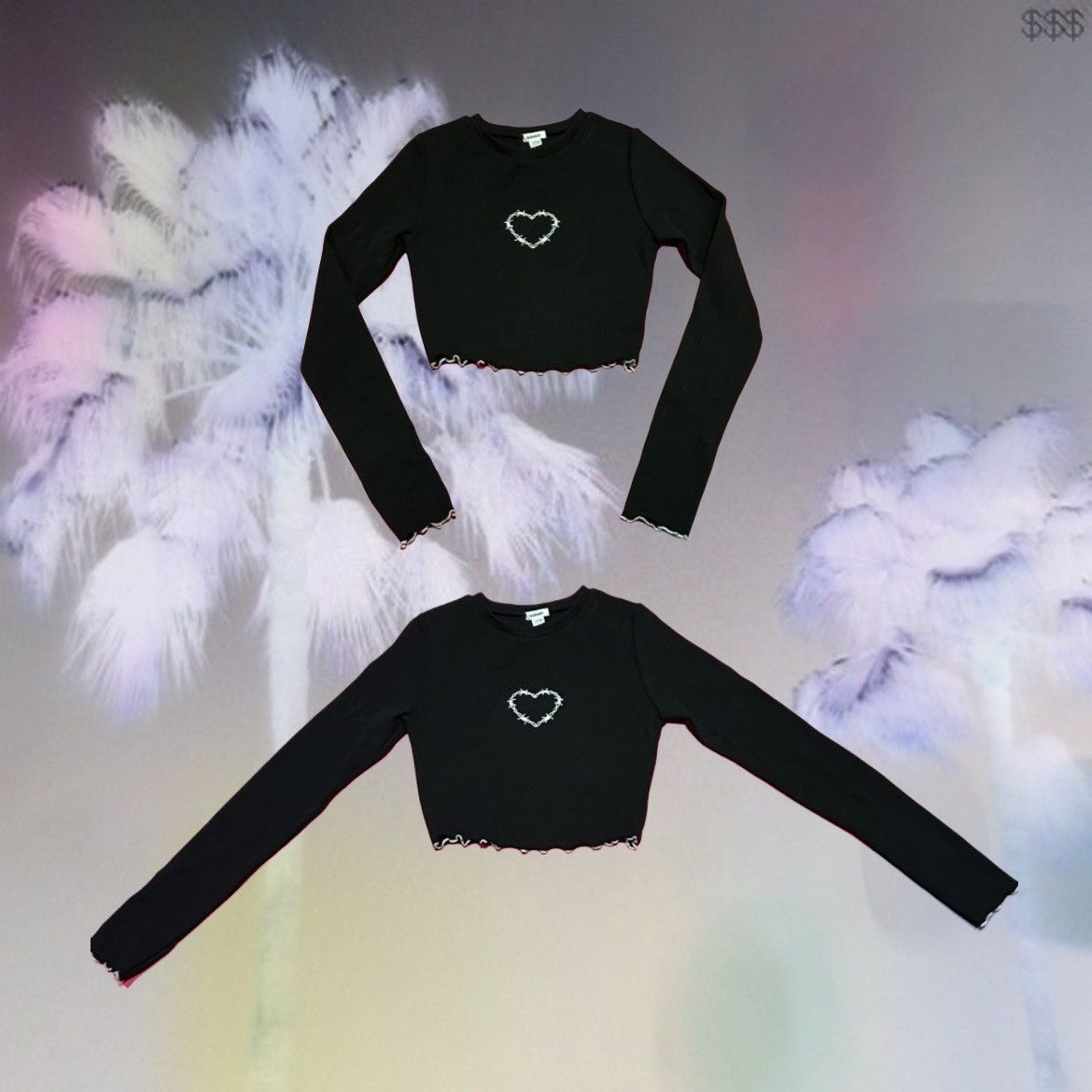 Garage × Vintage Garage Long Sleeve Crop Top Size XS / US 0-2 / IT 36-38 - 3 Thumbnail