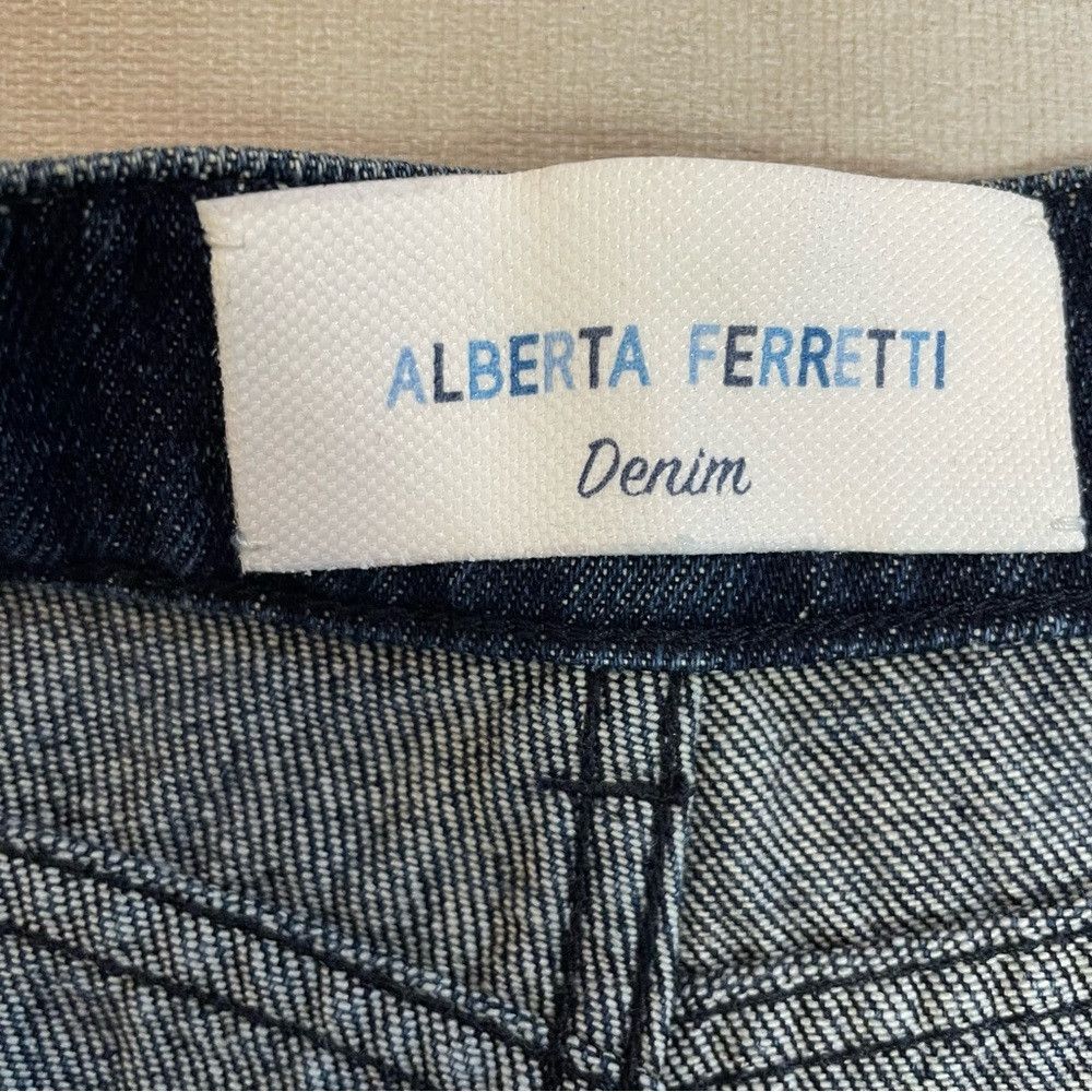 Alberta Ferretti NWT New Alberta Ferretti Floral High-Rise Italy Jeans 8 Size 30" / US 8 / IT 44 - 9 Thumbnail