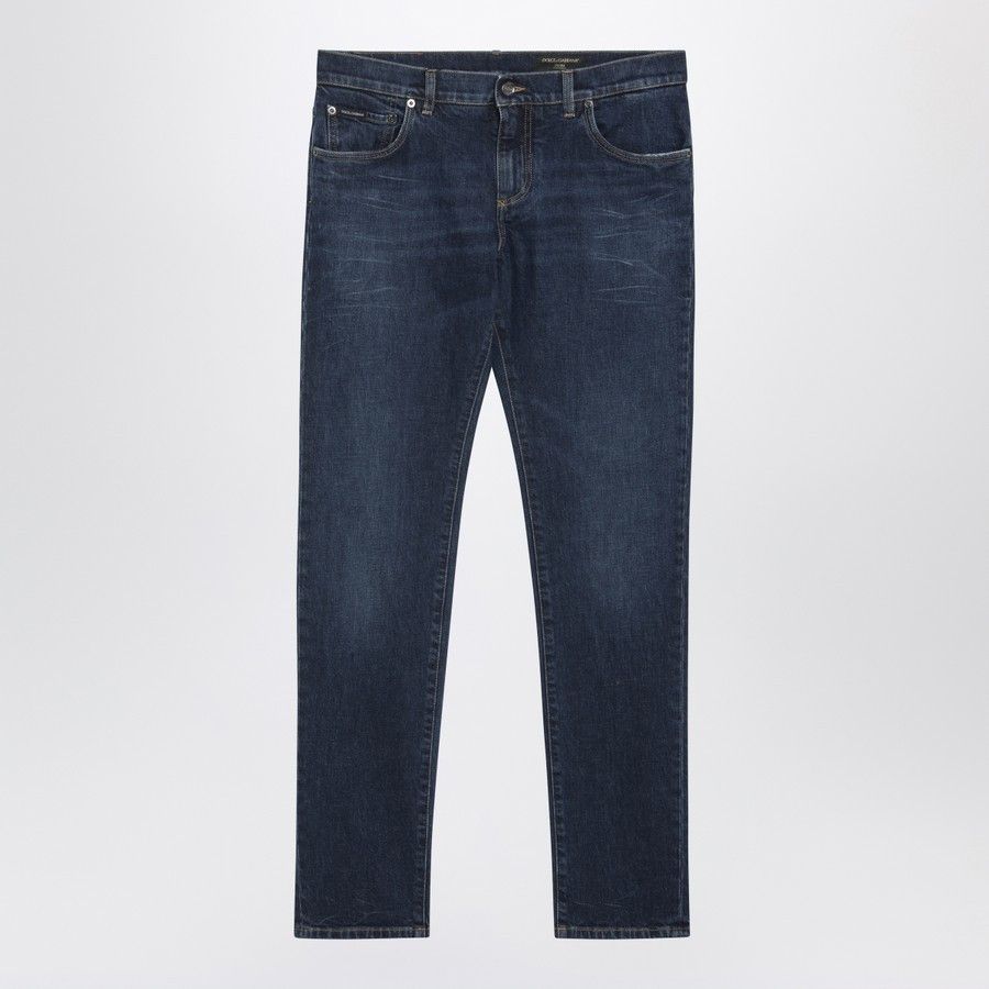 Dolce & Gabbana o1d2blof0226 Skinny Jeans in Blue Size US 36 / EU 52 - 1 Thumbnail