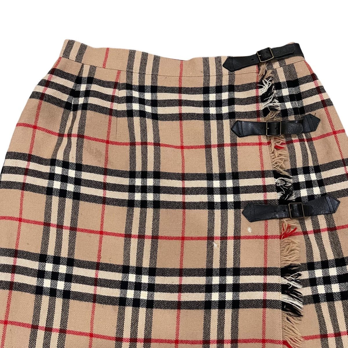 Burberry Burberrys Nova Check Wool Mini Skirt Size 26" / US 2 / IT 38 - 2 Thumbnail