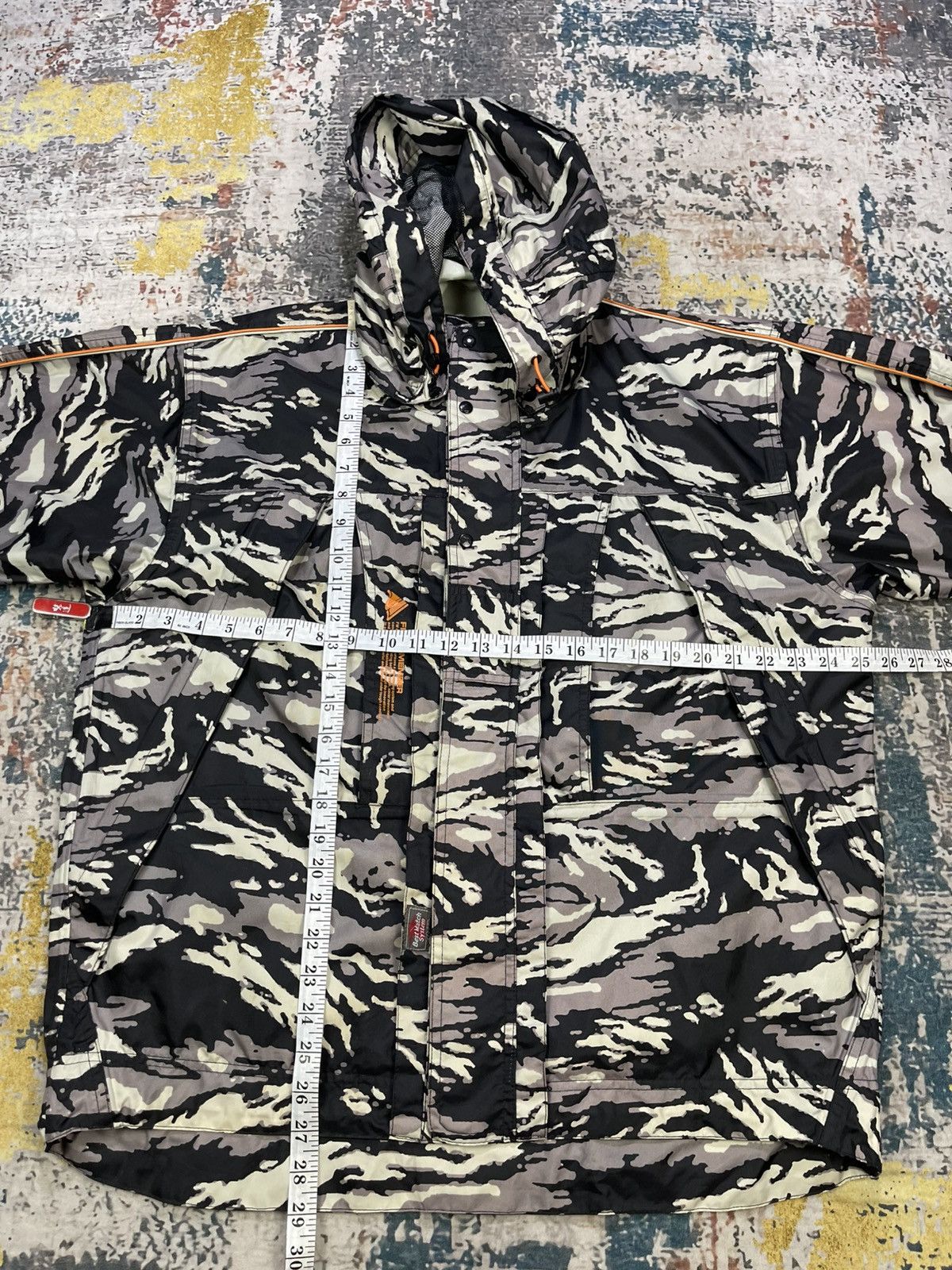 Japanese Brand Ryobi Field Member Camouflage Utility Rain Jackets Size US M / EU 48-50 / 2 - 12 Thumbnail