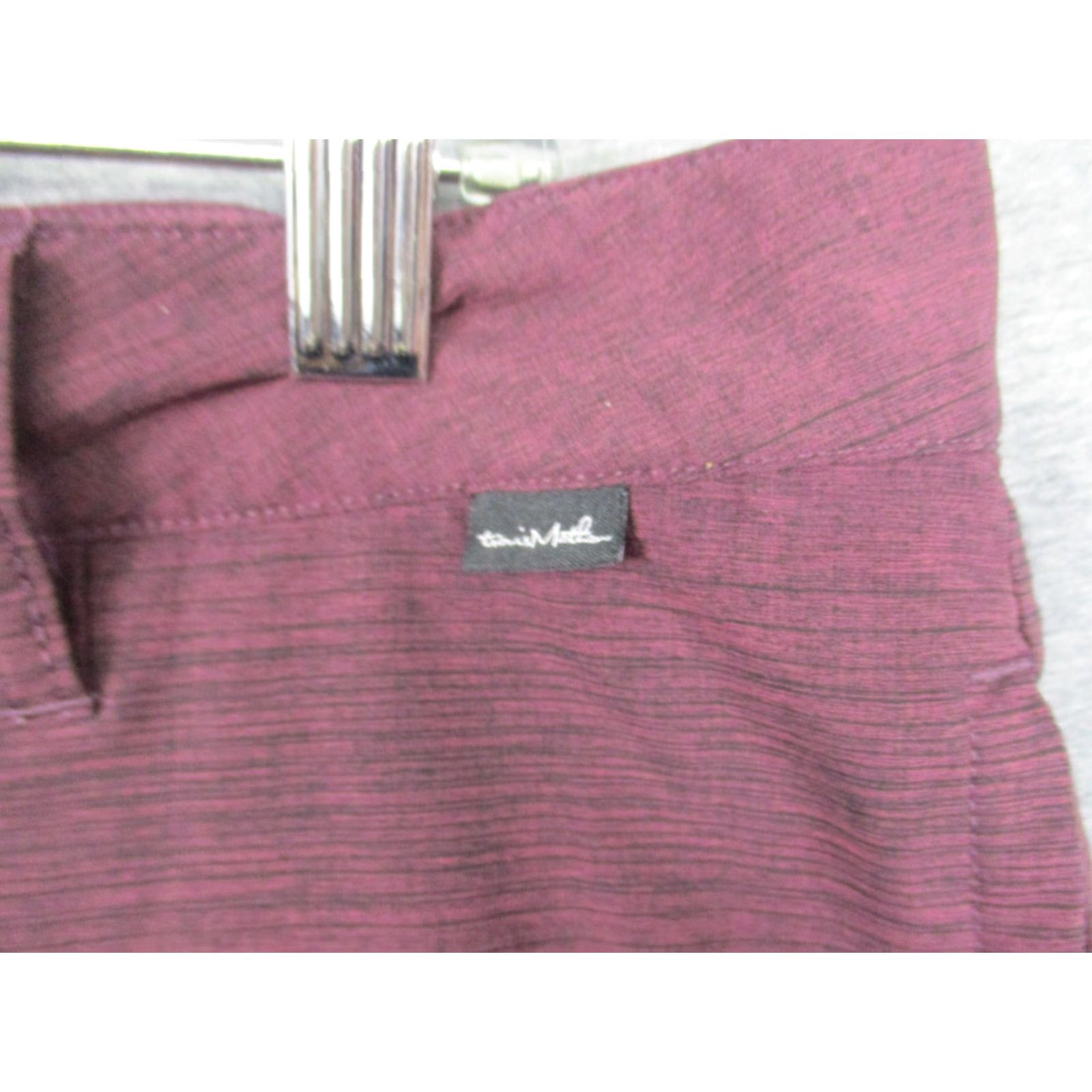 TravisMathew Travis Mathew Shorts Men's 36 Purple Stripe Chino Golf Stretch Size US 36 / EU 52 - 2 Thumbnail