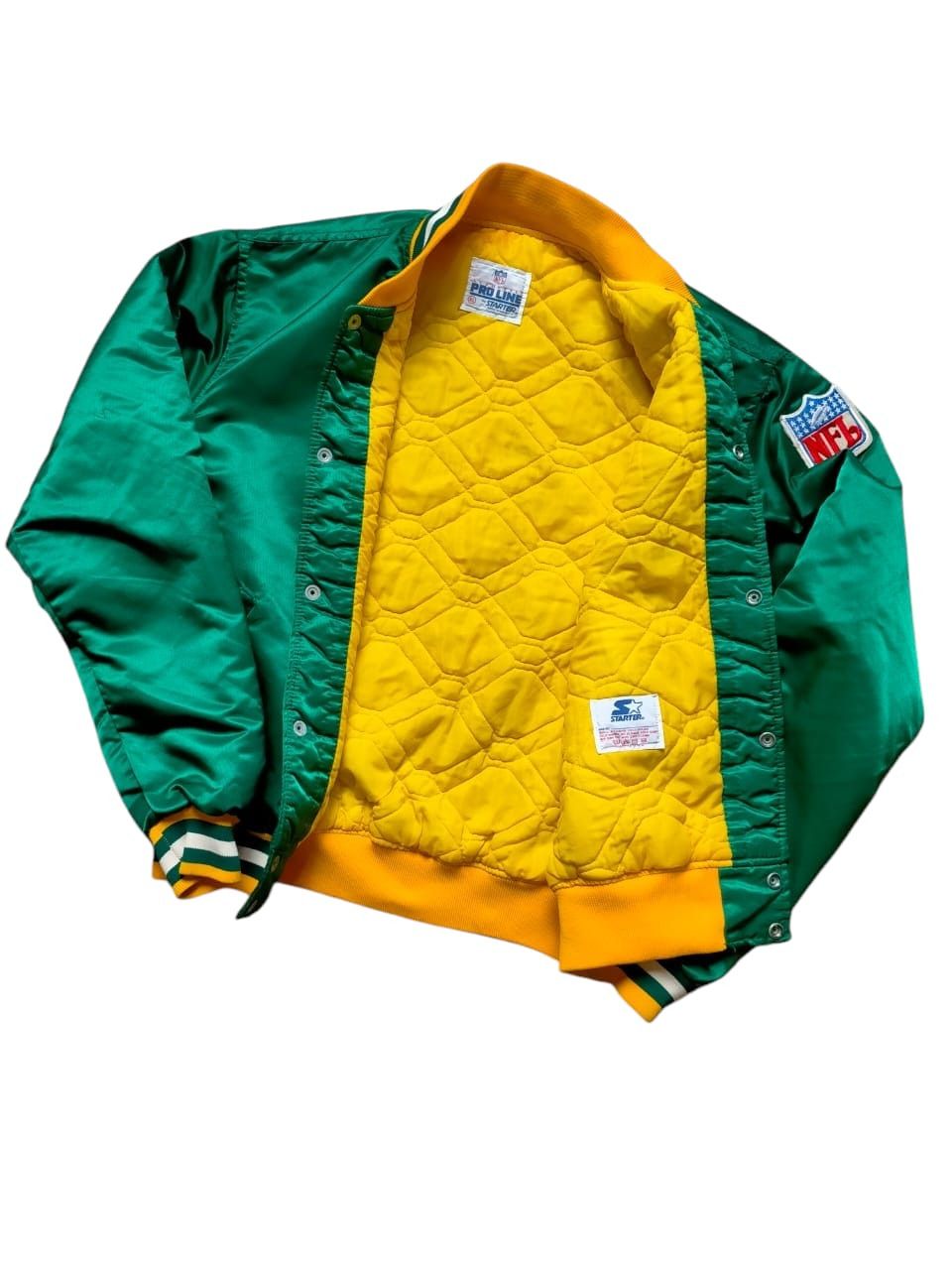 NFL Vintage 90s Green Bay Packers Starter Varsity Jacket Size US XL / EU 56 / 4 - 5 Thumbnail
