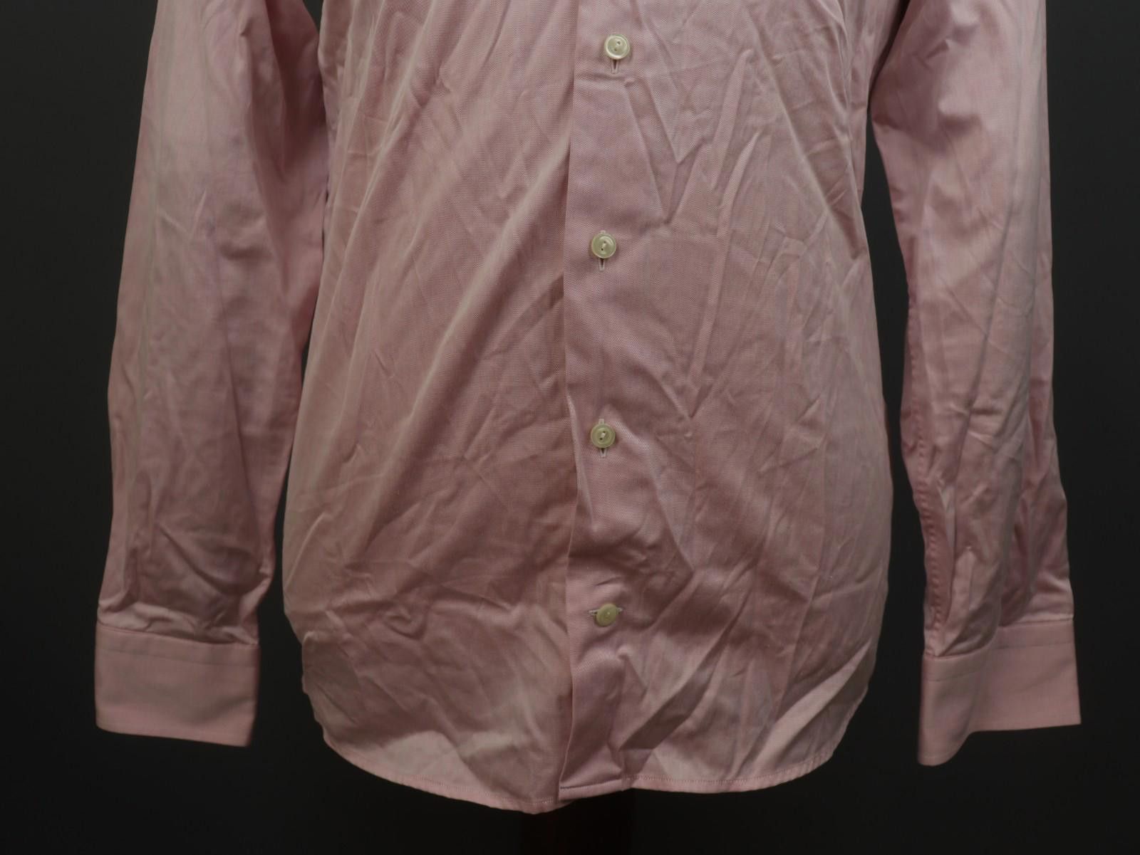 Eton Eton Pink 100% Cotton Collar Dress Shirt Size 39 Size 38R - 3 Thumbnail