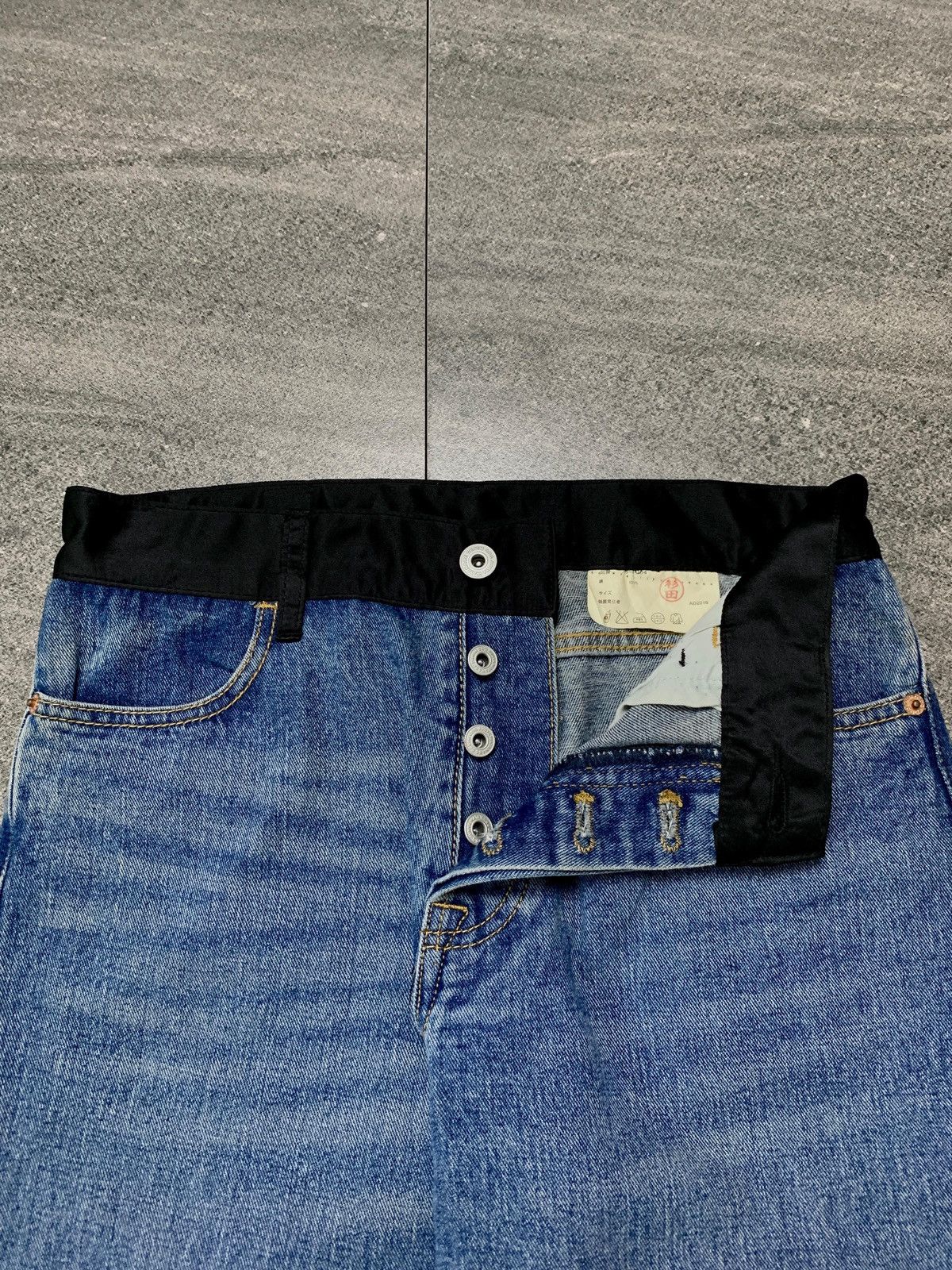 Junya Watanabe FREE TAX! Nylon Waistband Denim Jeans- 29” Size US 29 - 4 Thumbnail