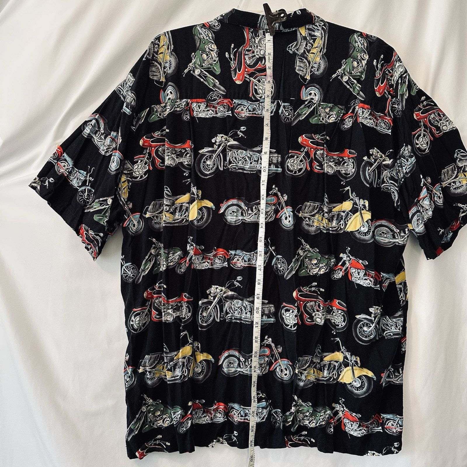Paradise Found Paradise Found Hawaiian Shirt Blk w/Motorcycle XL Button VTG Size US XL / EU 56 / 4 - 7 Thumbnail