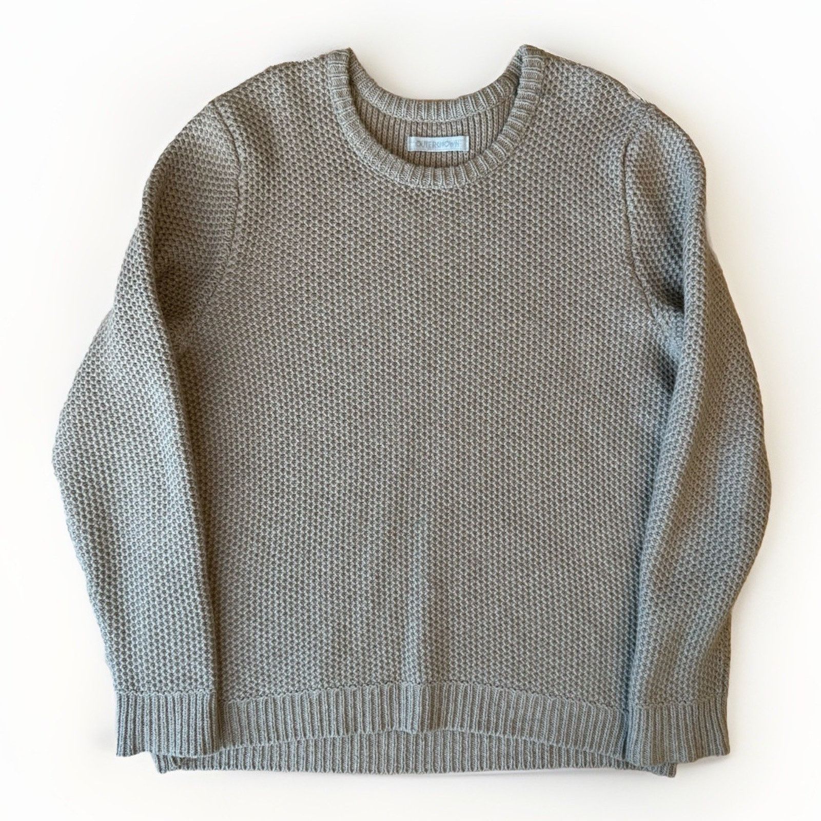 Outerknown Outerknown Eastbank Crew Beige Wool Blend Pullover Sweater Size US XL / EU 56 / 4 - 1 Thumbnail