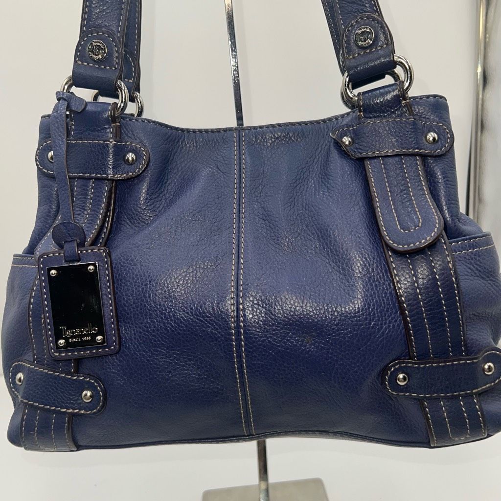 Other Tignanello Denim Blue Leather Three Shoulder Bag with Large Size ONE SIZE - 2 Thumbnail
