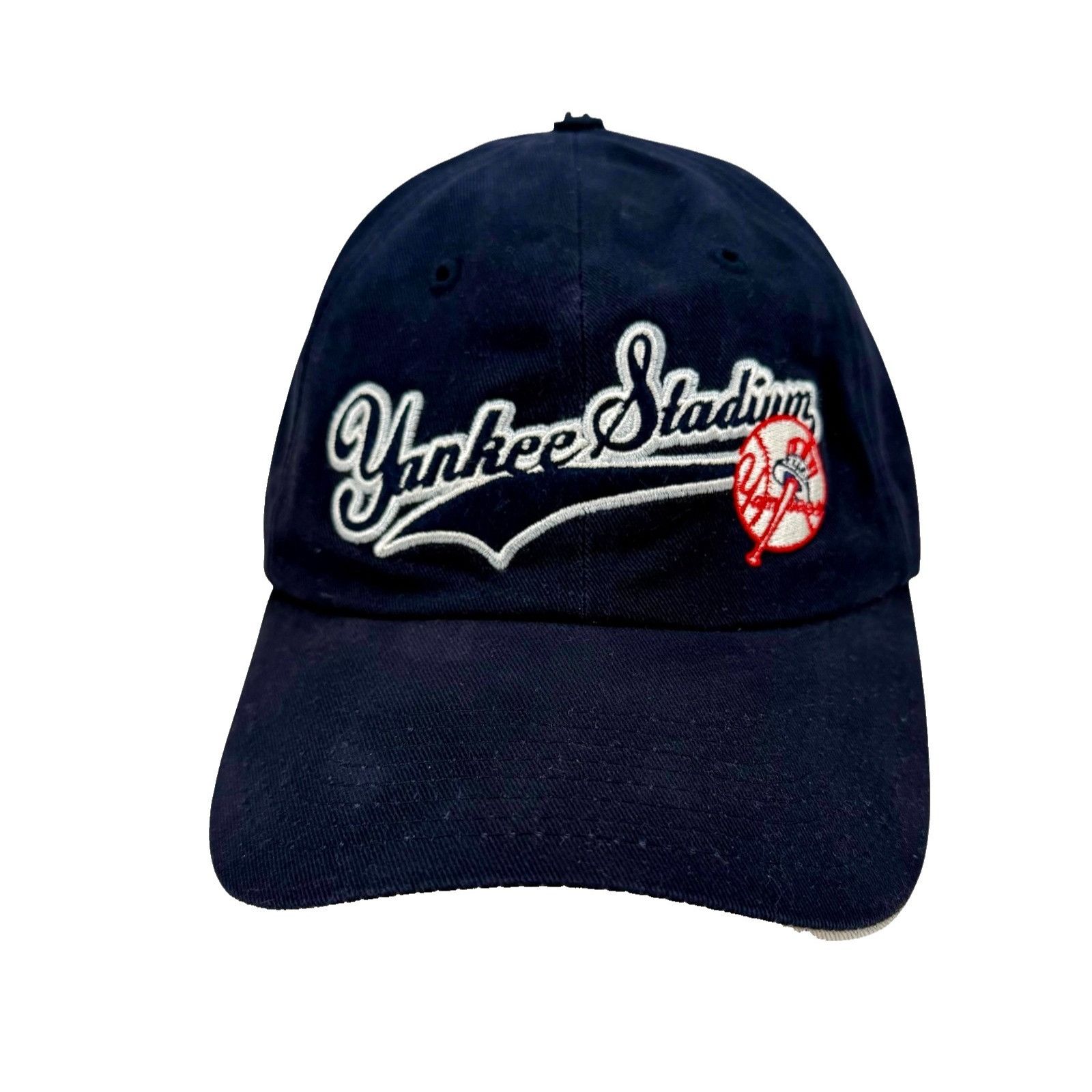 Drew Pearson Yankee Stadium Drew Pearson Navy Strap Back Baseball Cap Hat Size ONE SIZE - 1 Thumbnail