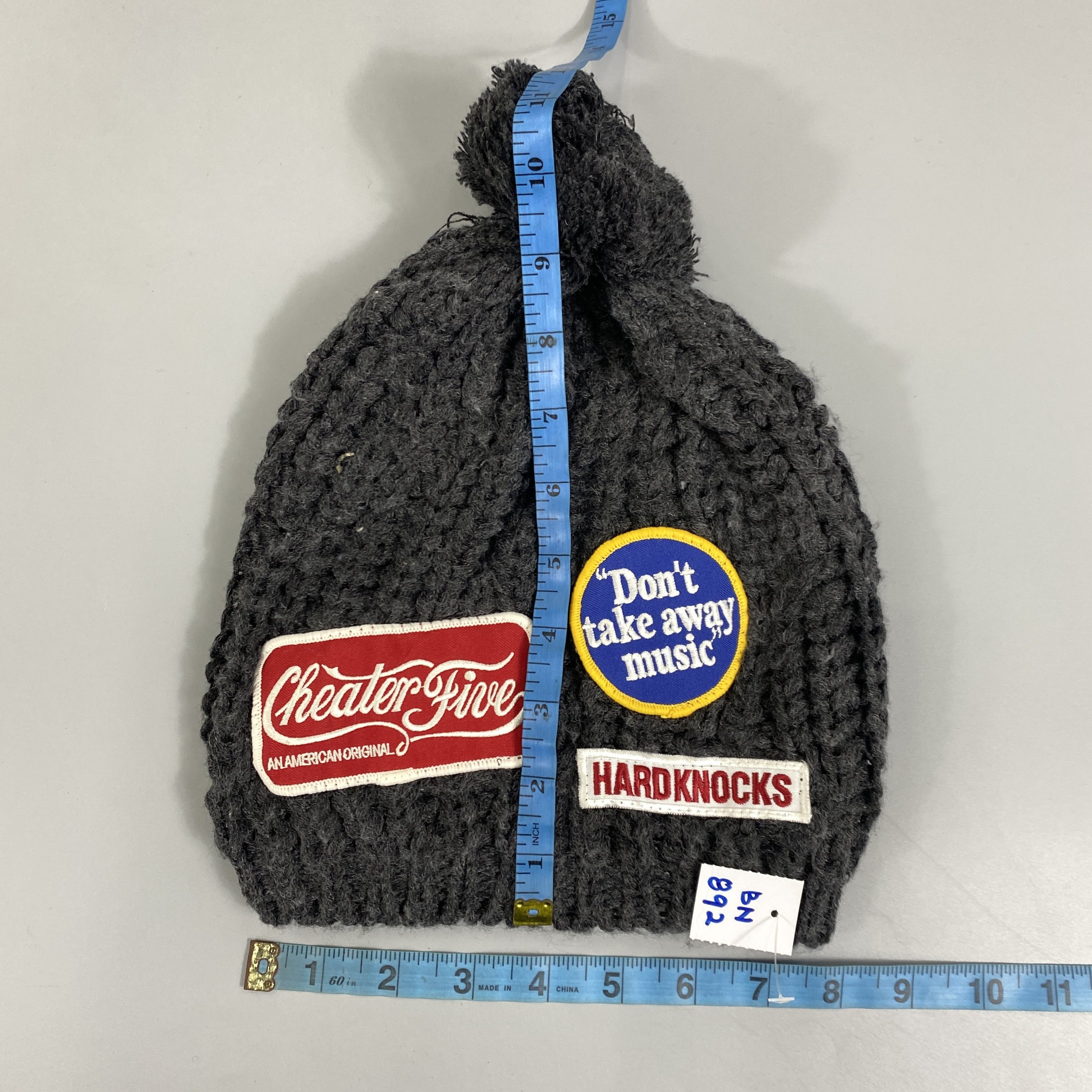 Japanese Brand Anap Sport Patches Beanie Hat -BN892 Size ONE SIZE - 5 Thumbnail
