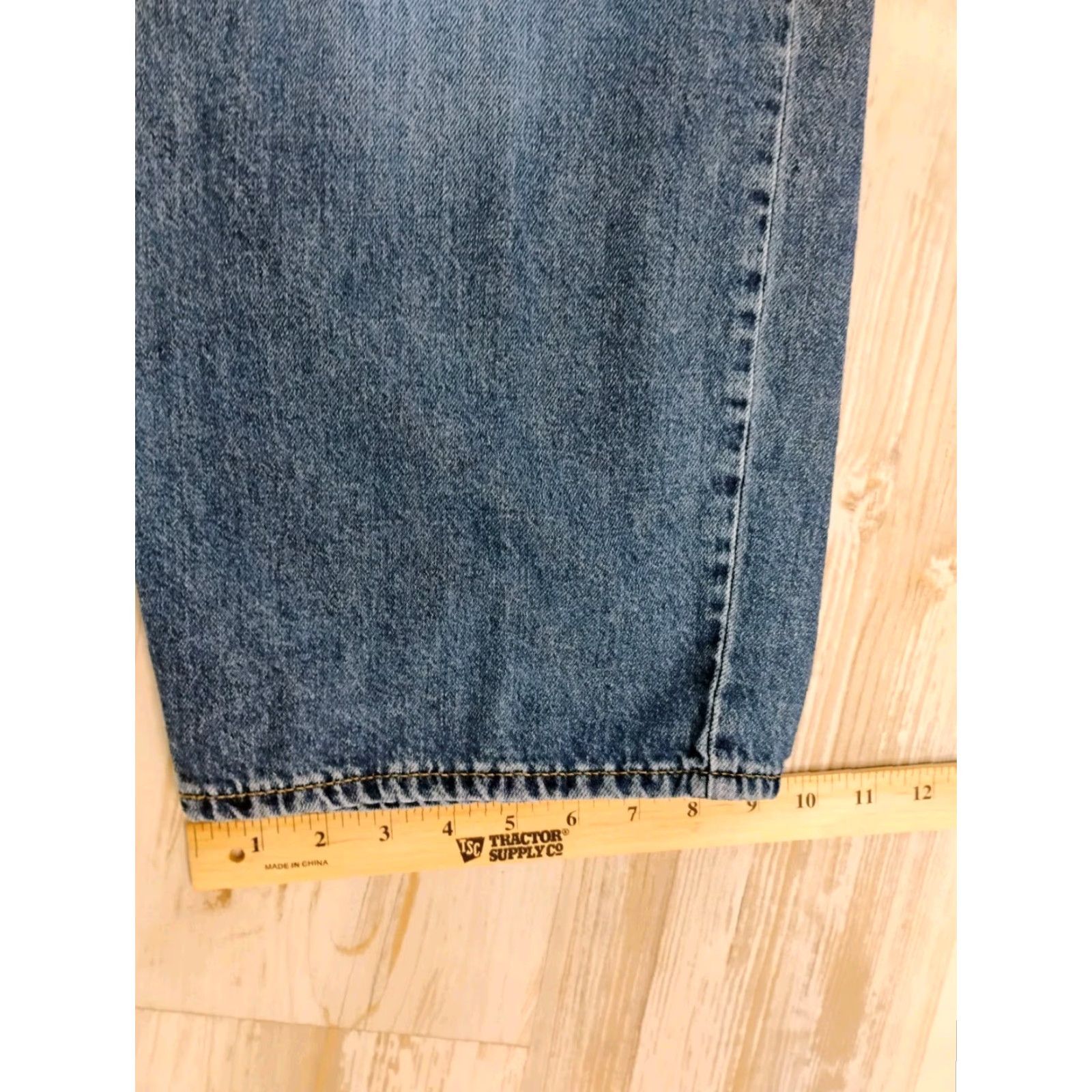 Lucky Brand Lucky Brand Jeans High Rise Wide-Leg Crop 34x24 Regular Cotton Denim Blue 34 in Inseam 24 in Women Stretch? Size 24" / US 00 / IT 34 - 4 Thumbnail