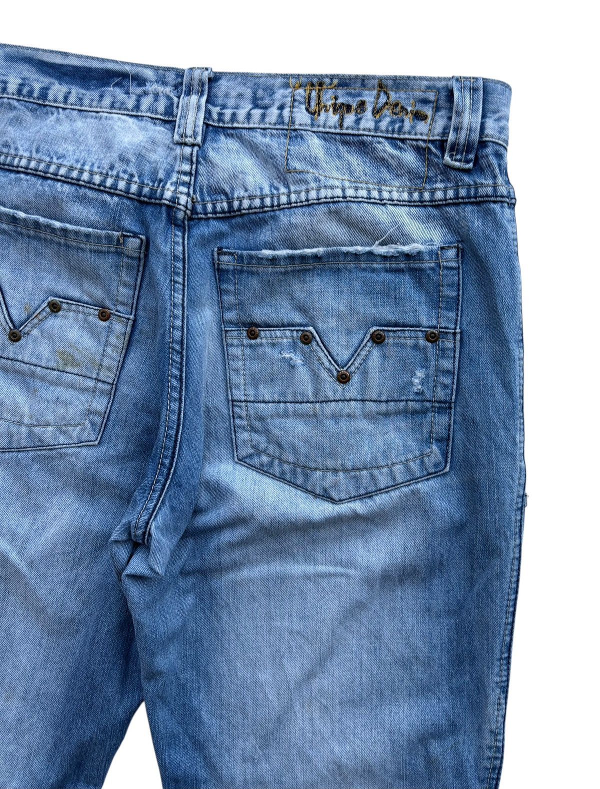 Japanese Brand Eight 2 Nine Loose Rugged Streetwear Denim Size US 33 - 13 Thumbnail