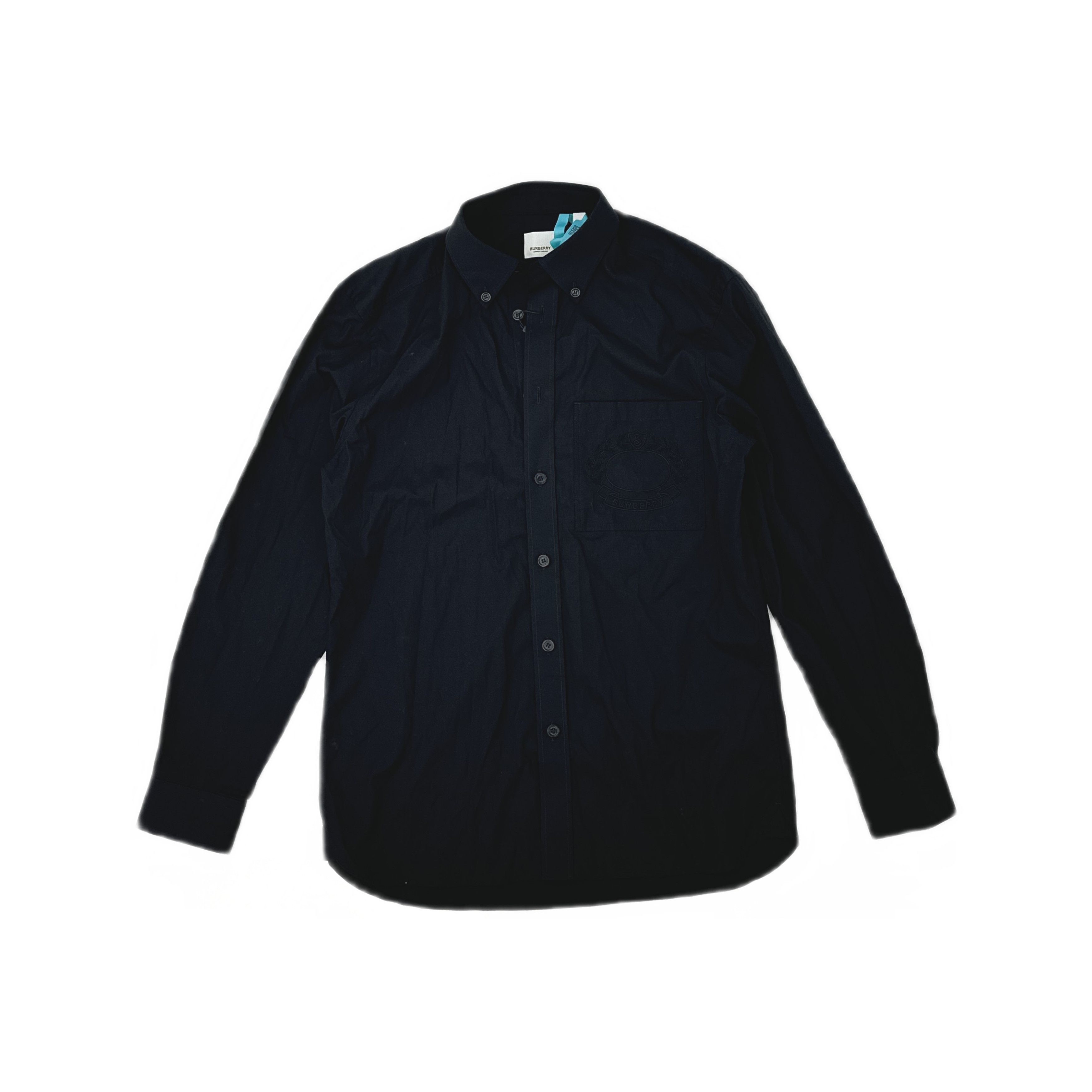 Burberry Burberry Embroidered Logo Shirt Size M Size US M / EU 48-50 / 2 - 1 Thumbnail