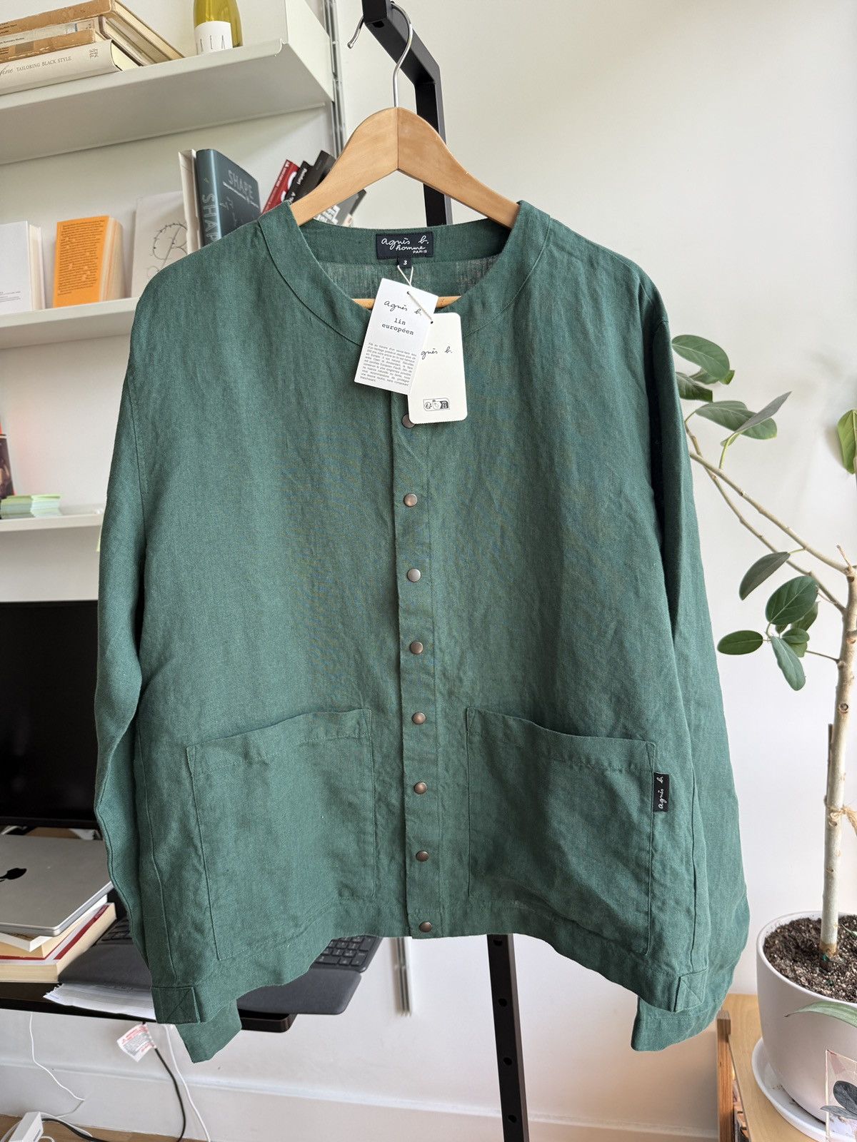 agnes b. agnes b. Snap Cardigan Green Vert Size 3 Size US L / EU 52-54 / 3 - 7 Thumbnail