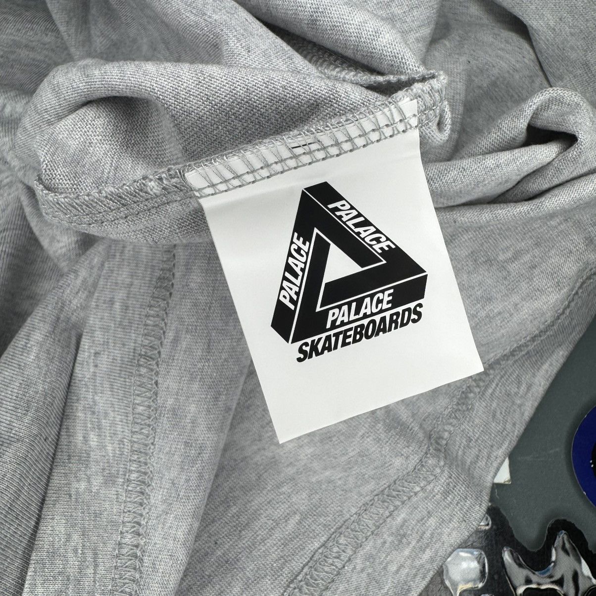 Palace Palace Tri-Twister Tee Grey Marl SS23 Sz XLarge Size US XL / EU 56 / 4 - 6 Thumbnail