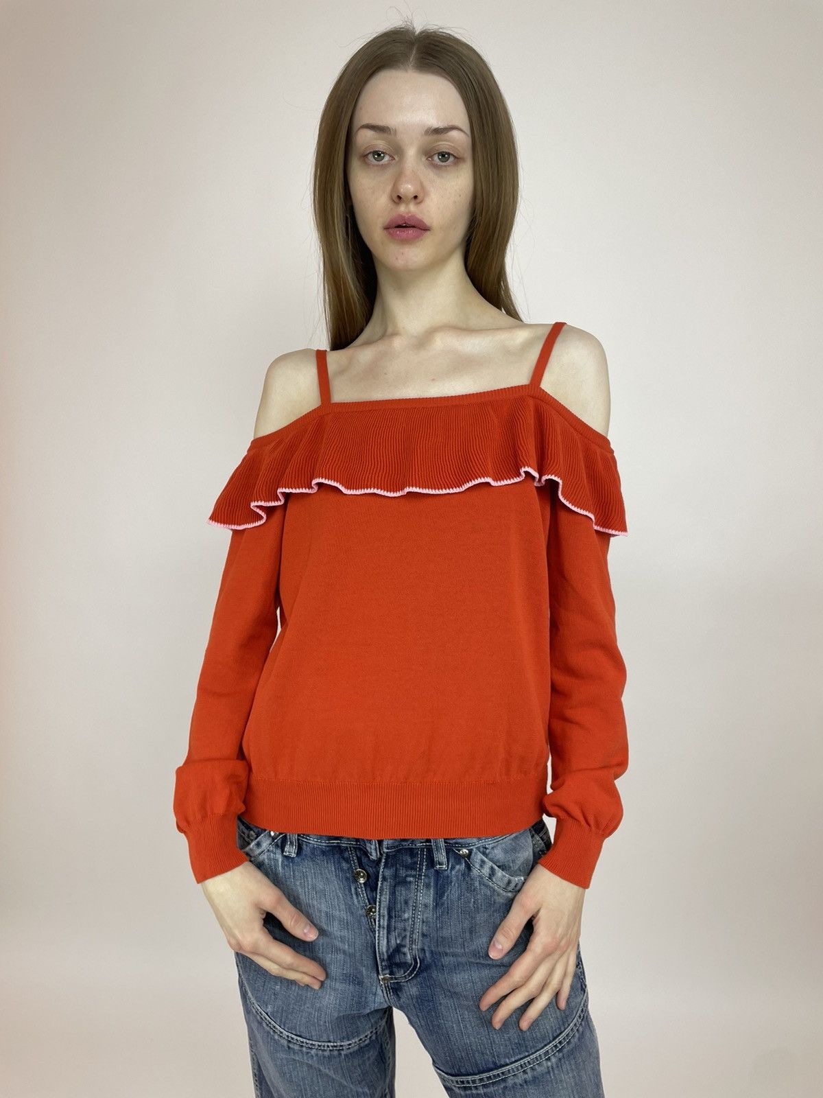 Japanese Brand × Moschino BOUTIQUE MOSCHINO sleeve less Top Women’s size US8 IT42 F38 Size M / US 6-8 / IT 42-44 - 2 Thumbnail