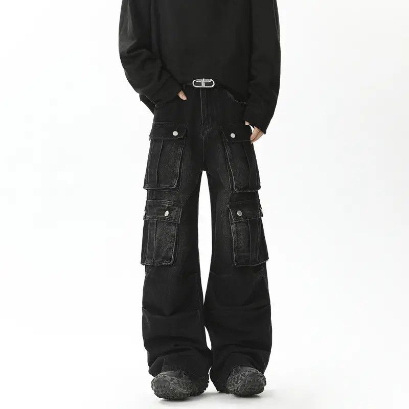 Japanese Brand × Jean Retro loose casual pocket jeans Size US 32 / EU 48 - 6 Thumbnail