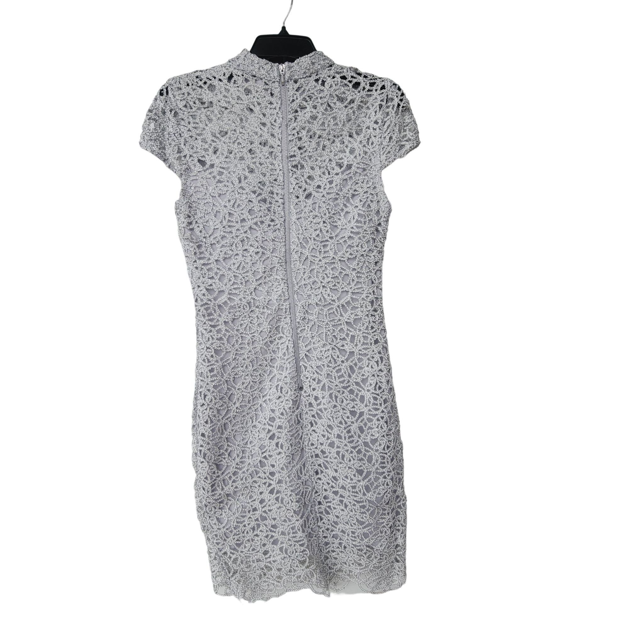Other ✨Sz 8 Women's Dress Premier Amour Formal silver Gray Party C Size M / US 6-8 / IT 42-44 - 3 Thumbnail
