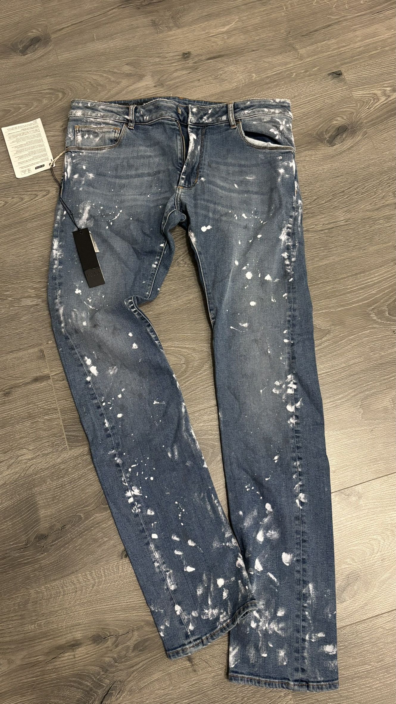Ring Milano RING MILANO Paint Denim (Never Worn) Size US 32 / EU 48 - 1 Thumbnail