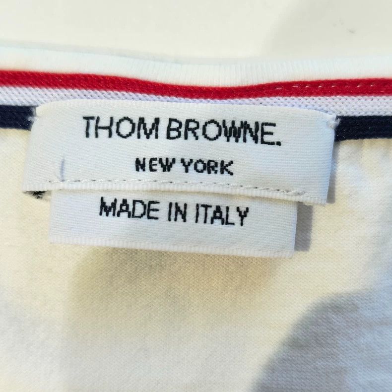 Thom Browne Thom Browne Round collar classic short sleeves Size US L / EU 52-54 / 3 - 5 Thumbnail