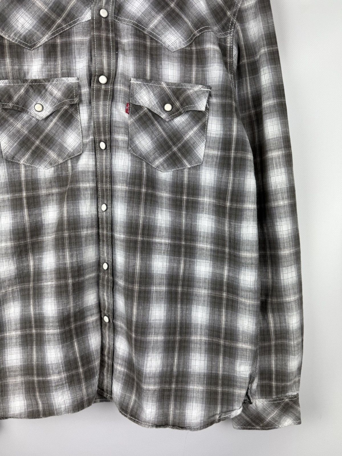 Levi's Levis Vintage Checked Western Long Sleeve Button Up Shirt Size US M / EU 48-50 / 2 - 6 Thumbnail