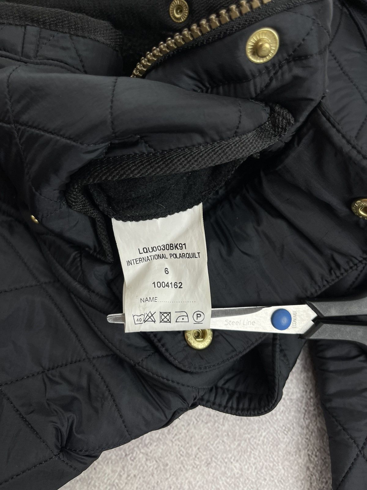 Barbour Barbour International Black Polar Quilted Jacket Size 6 Size XS / US 0-2 / IT 36-38 - 13 Thumbnail