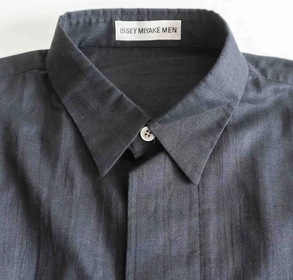 Issey Miyake ISSEY MIYAKE MEN 1998SS Cotton and Linen Shirt Size US M / EU 48-50 / 2 - 3 Thumbnail