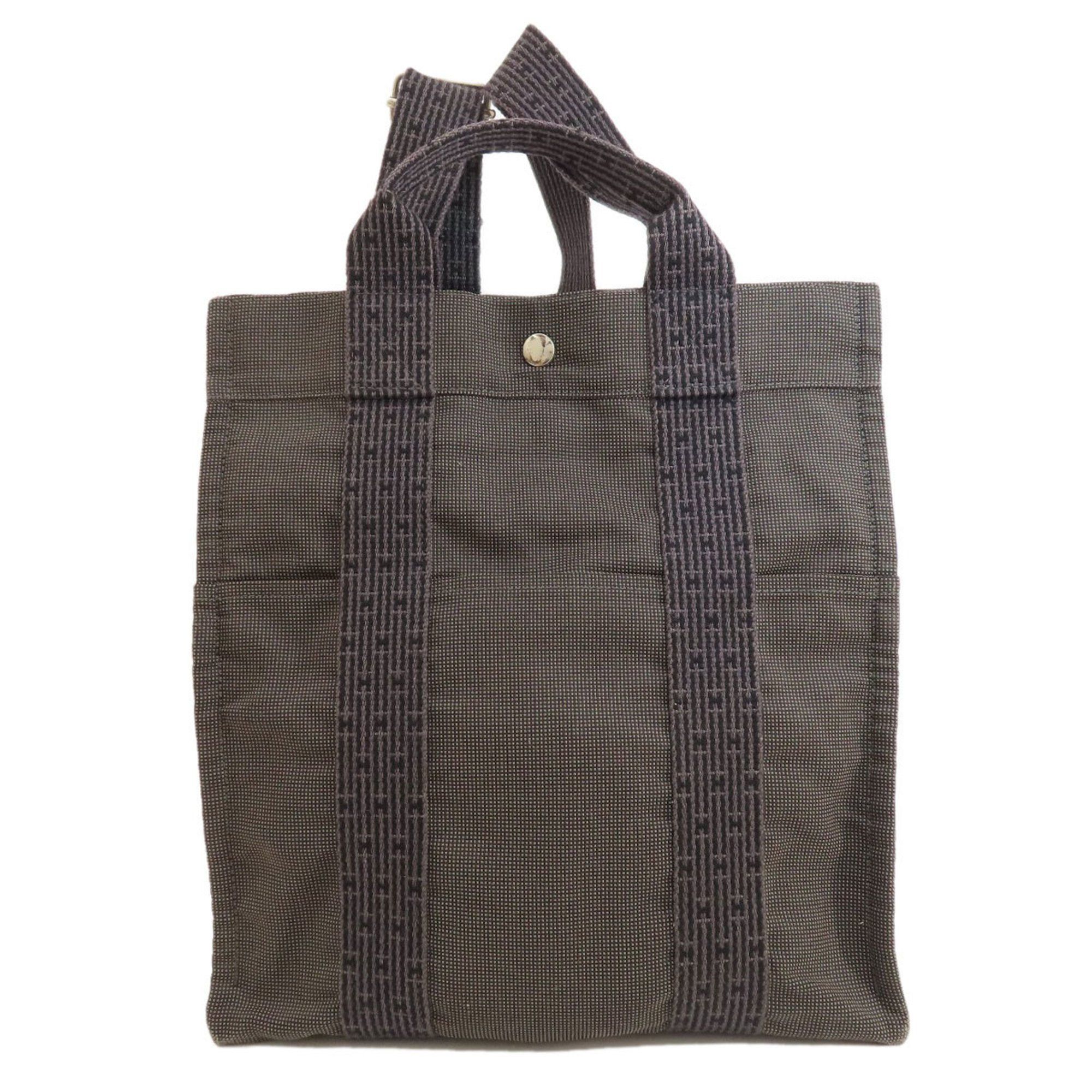 image of Hermes Air Line Ad Mm Backpack/daypack Canvas Women's Hermes in Grey