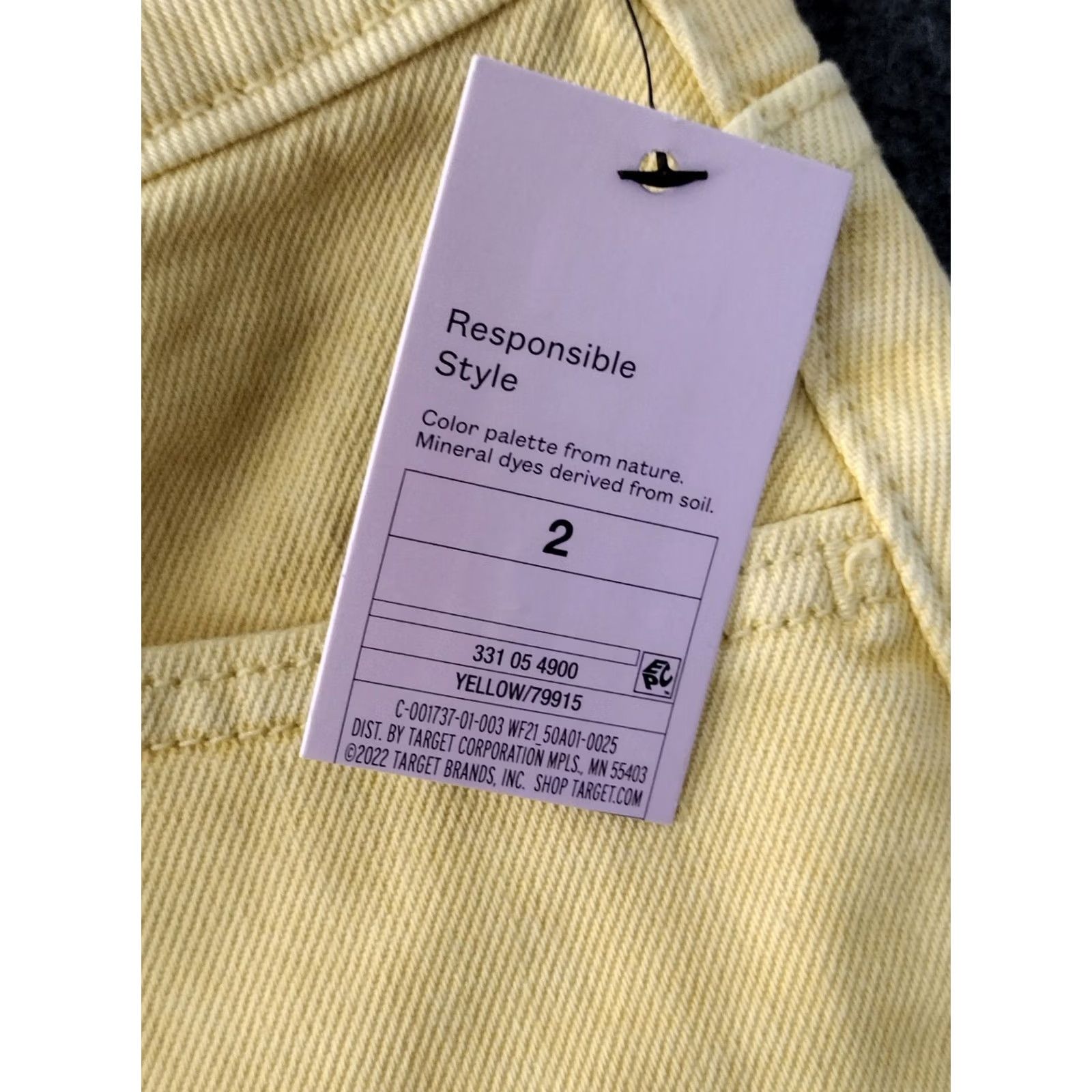 Vintage Wild Fable Shorts Bermuda Women's 2/26R Hipster Yellow Denim Casual Mid Size 26" / US 2 / IT 38 - 6 Thumbnail