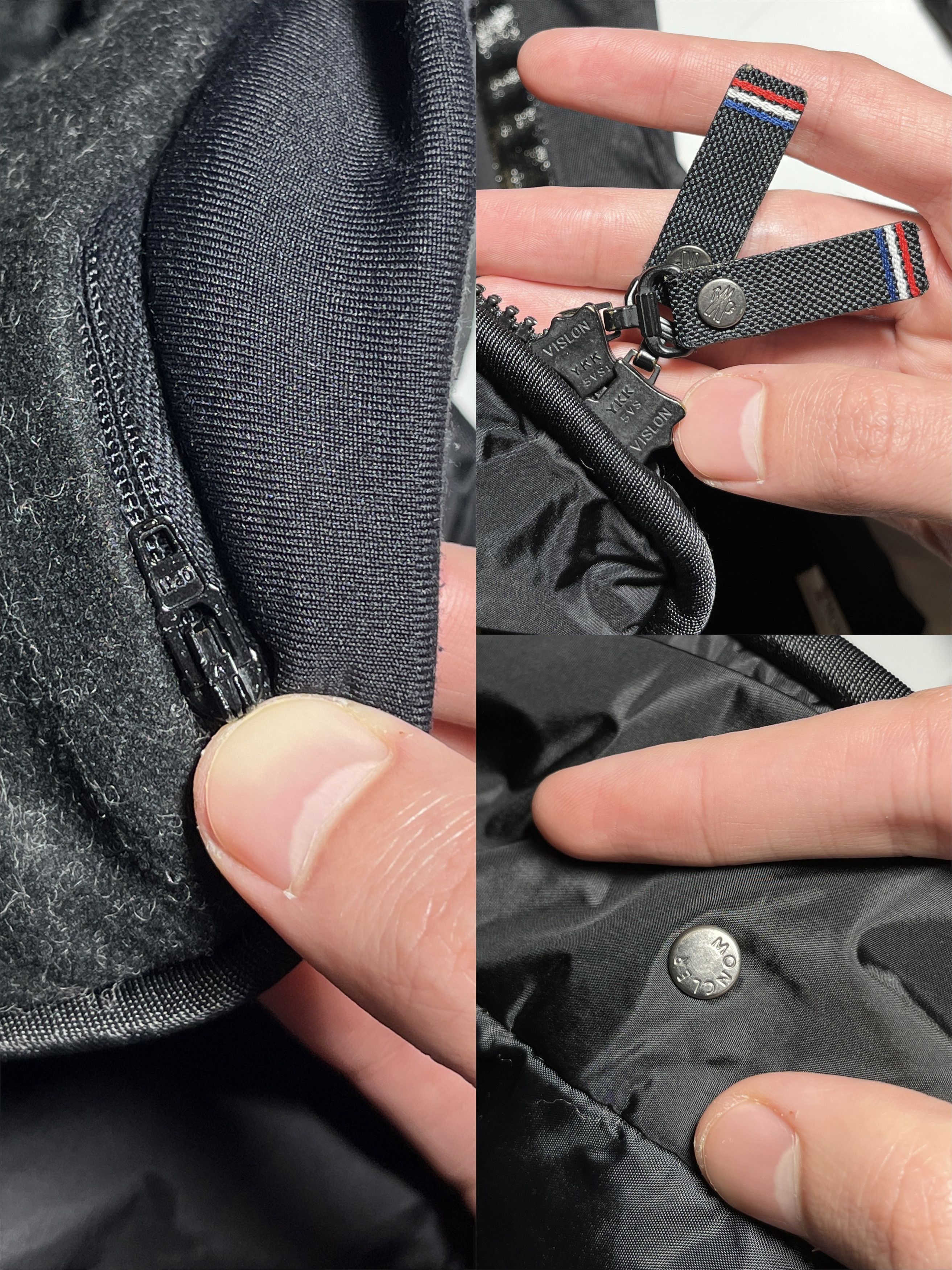 Moncler Vintage Y2K Moncler Women's Black Hooded Ski Jacket Size S Size S / US 4 / IT 40 - 17 Thumbnail