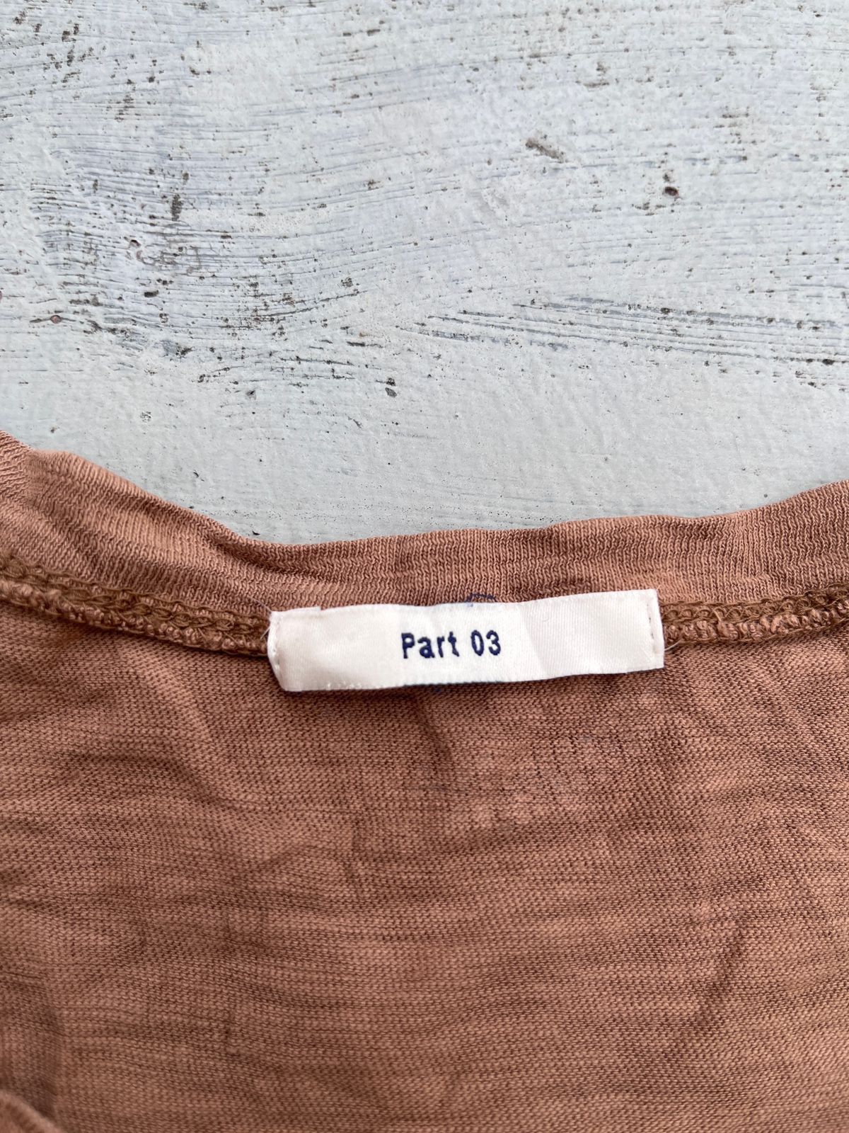 Japanese Brand Part 99 Slub Cotton Pocket T-Shirt - Brown Earth Tone Size US S / EU 44-46 / 1 - 2 Thumbnail
