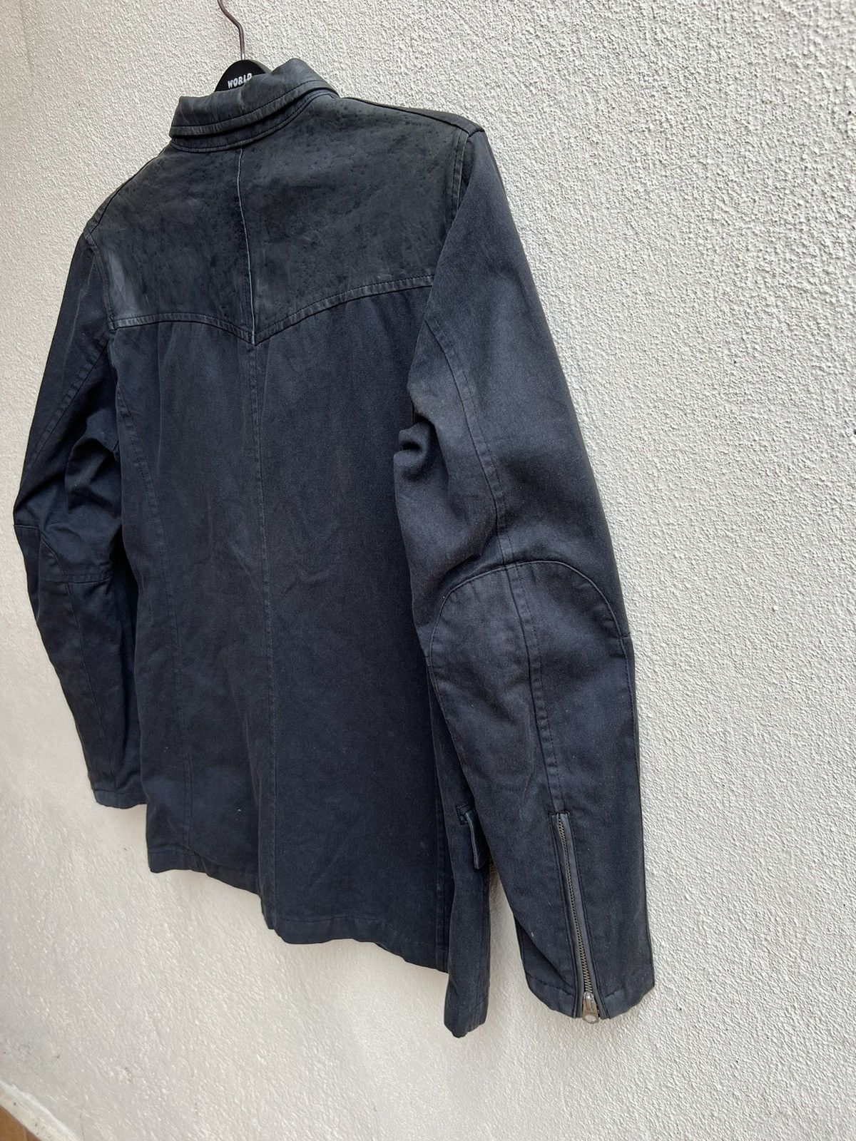 Redmoon Red Moon Japan Hybrid Leather Waxed Coat Jacket Size US S / EU 44-46 / 1 - 17 Thumbnail