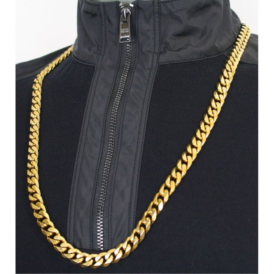The Gold Gods Gold Gods 18K GP Miami Cuban Link Chain Necklace 29" Plated Size 30 - 1 Thumbnail