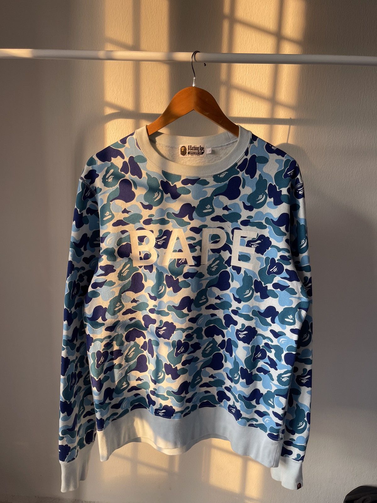 Bape ABC Camo Bape Crewneck A2 Size US L / EU 52-54 / 3 - 1 Thumbnail