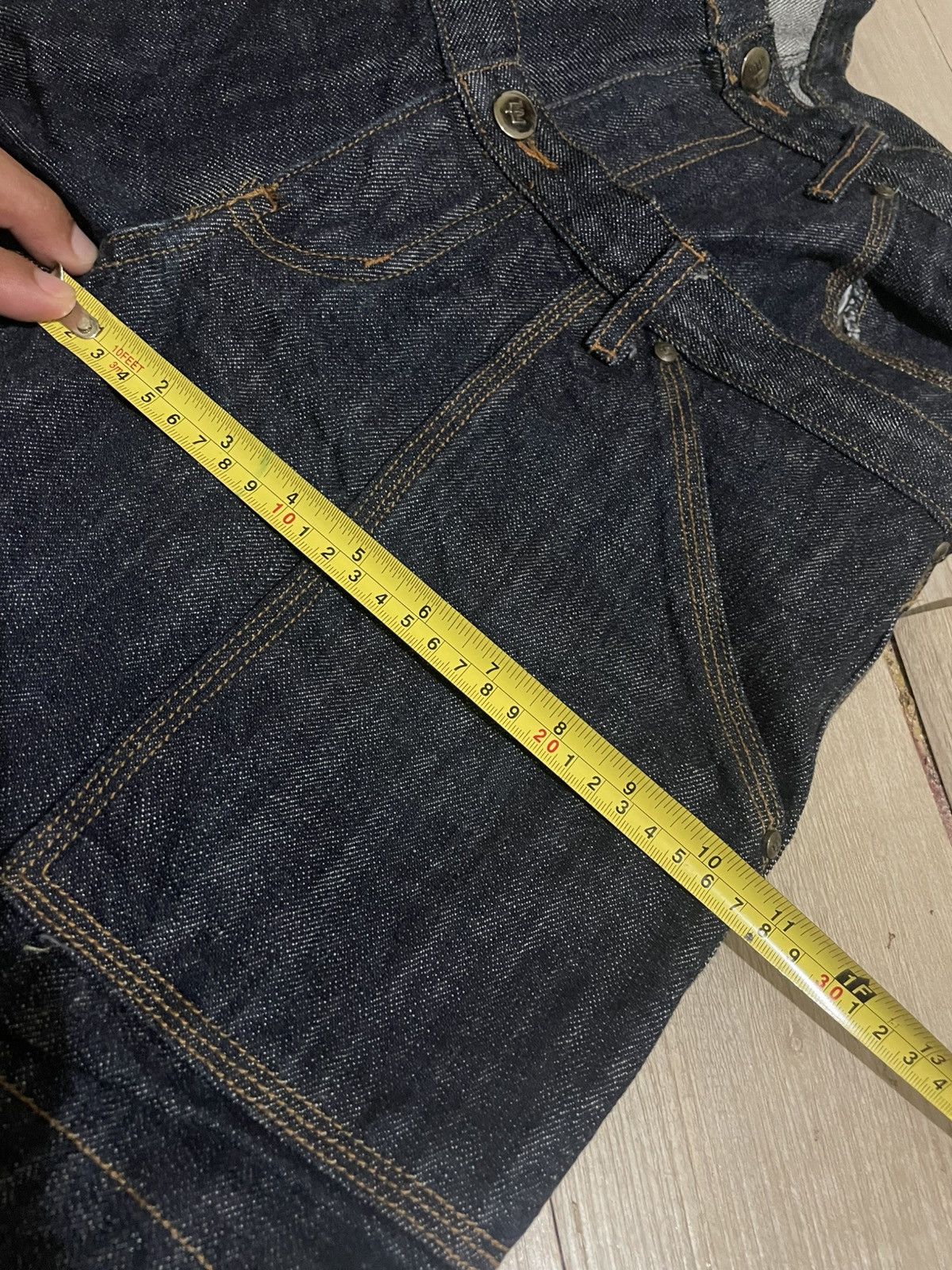 Edwin Rare❗️ Bushpants Edwin Jeans Double Waist Denim Size US 33 - 7 Thumbnail