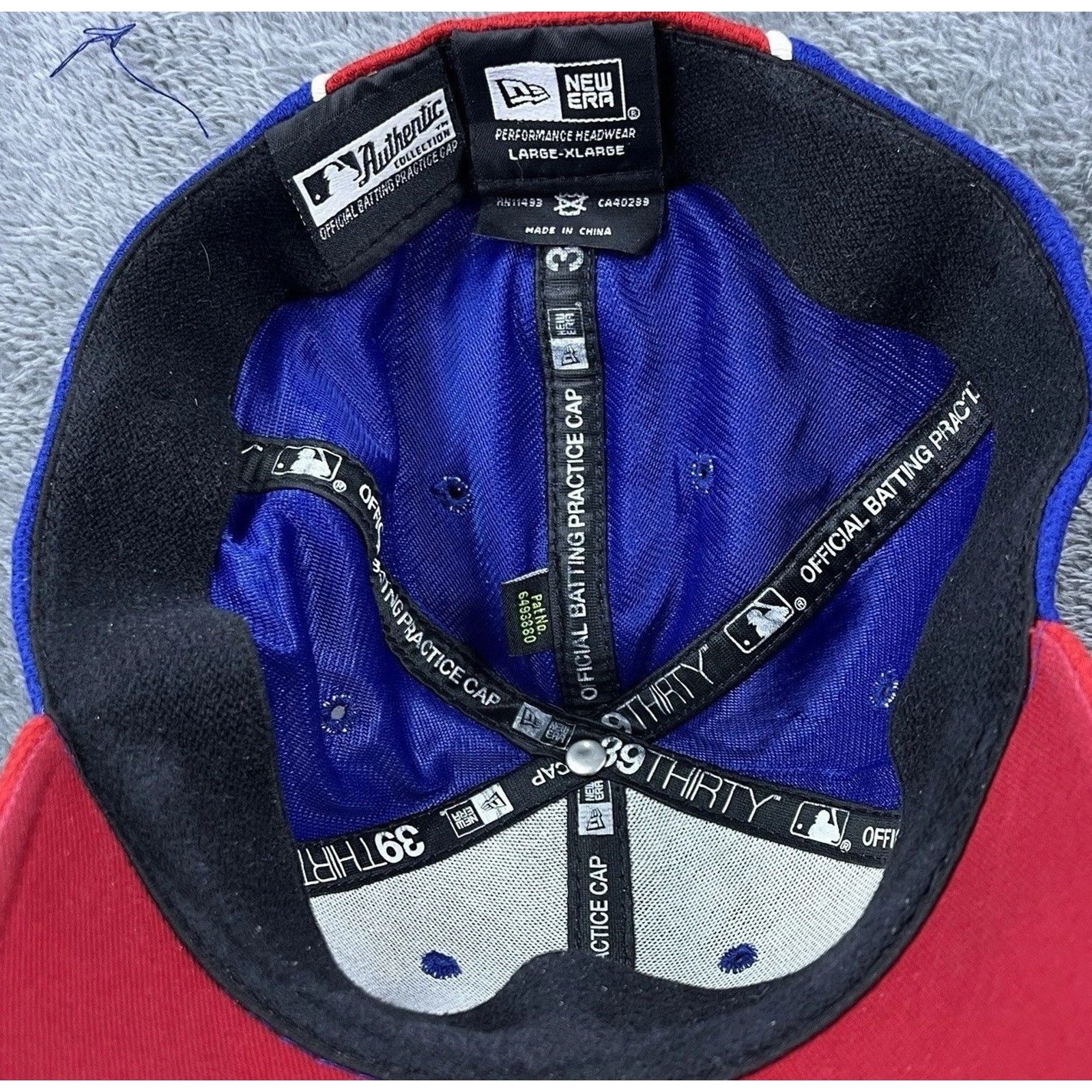 New Era Texas Rangers Baseball Cap New Era 39THIRTY L/XL Stretch Fit Size ONE SIZE - 6 Thumbnail