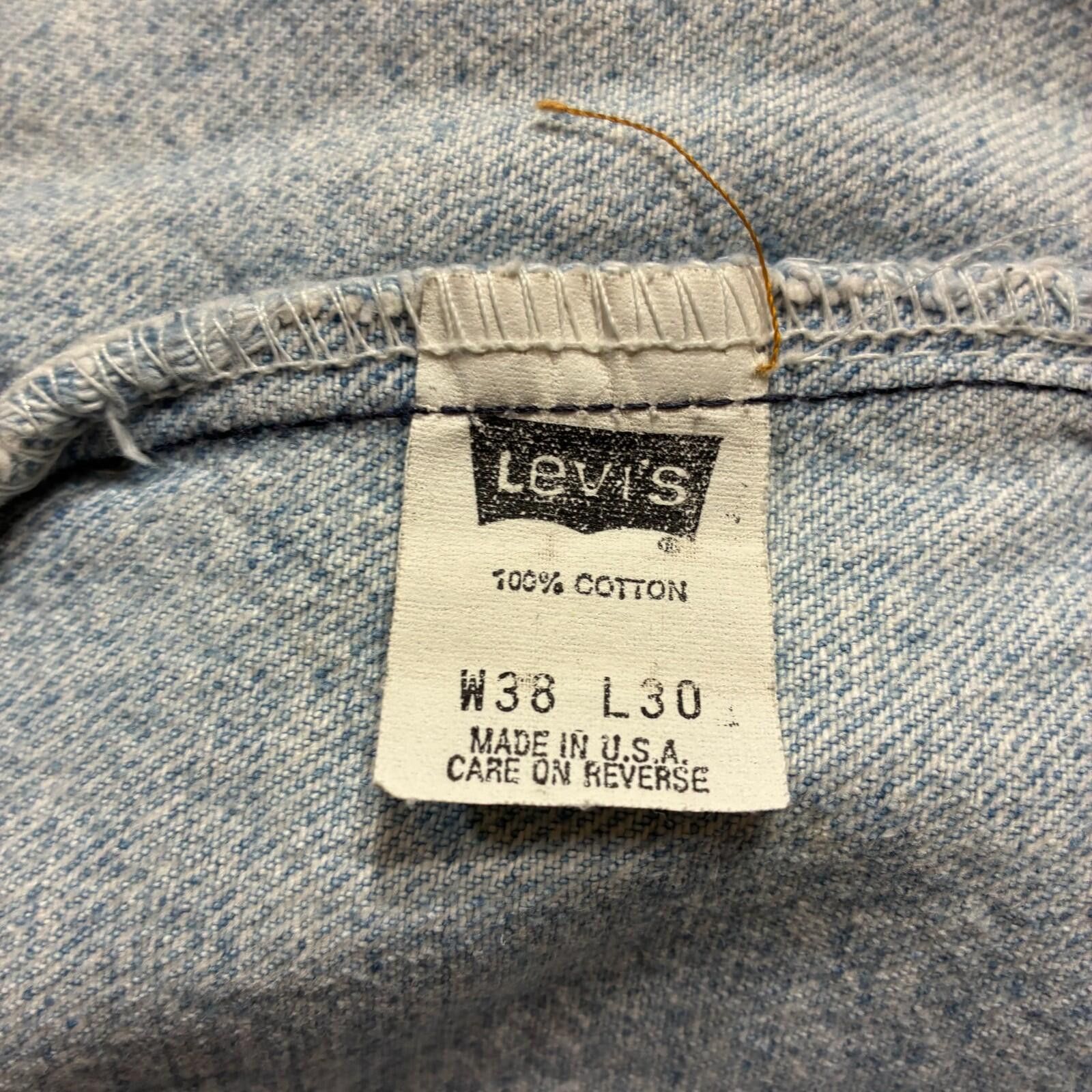 Levi's vintage levi's 550 light wash relaxed jeans w35 Size US 34 / EU 50 - 5 Thumbnail