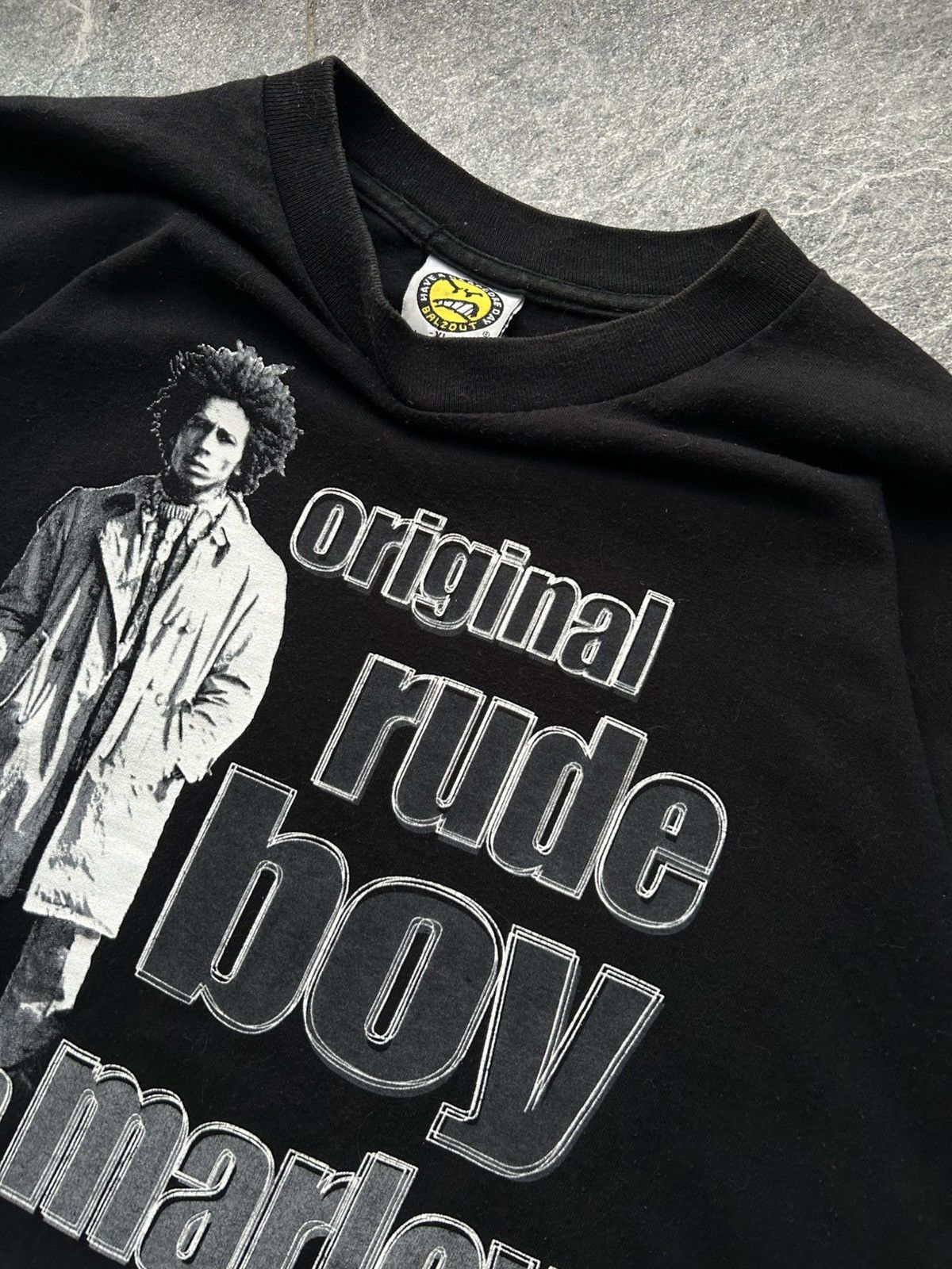 Bob Marley Bob Marley tee T-shirt vintage 1990 big logo X-Large man’s Size US XL / EU 56 / 4 - 4 Thumbnail